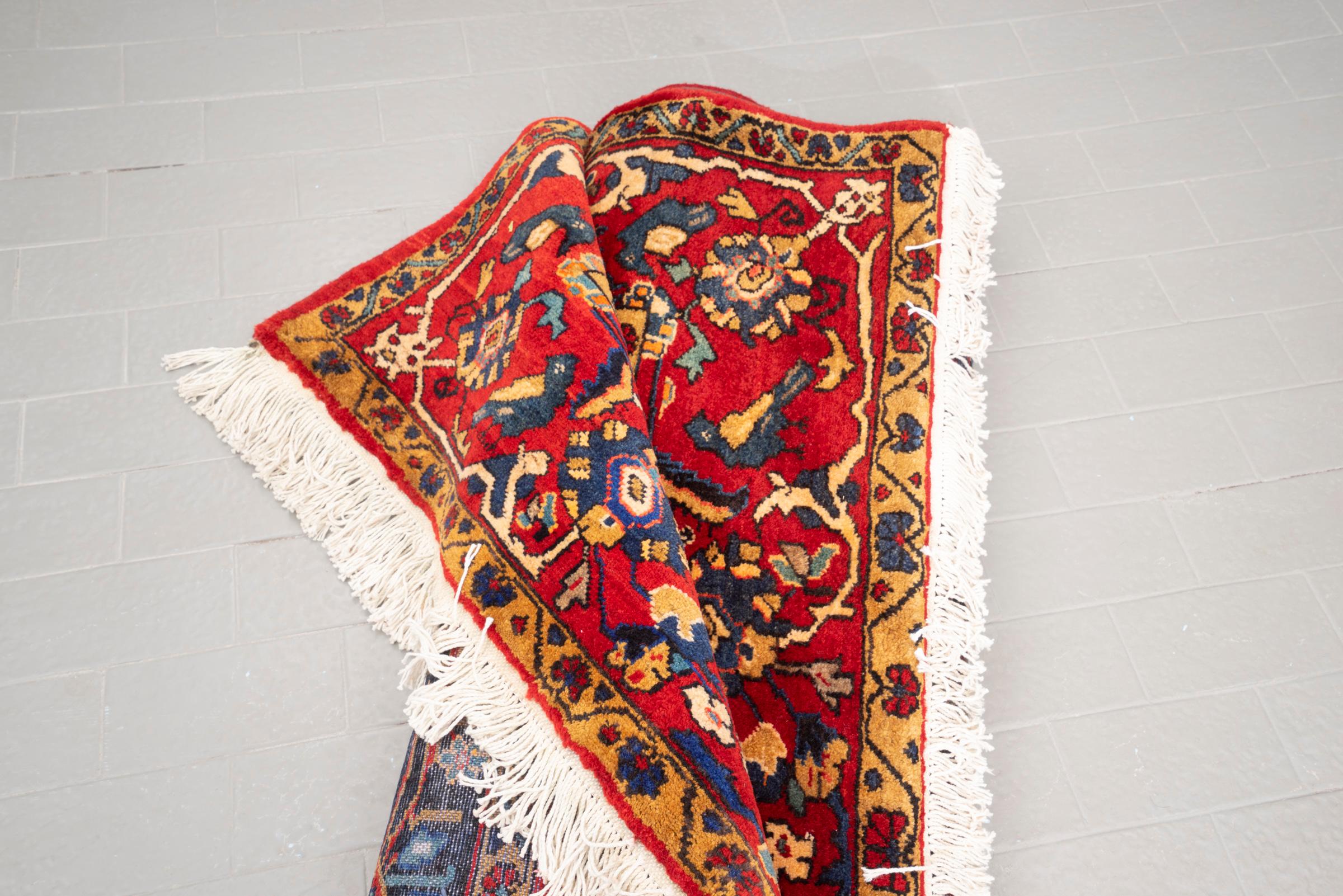 Antique Faridan Floral Carpet Dated 1974 7.5 SQM