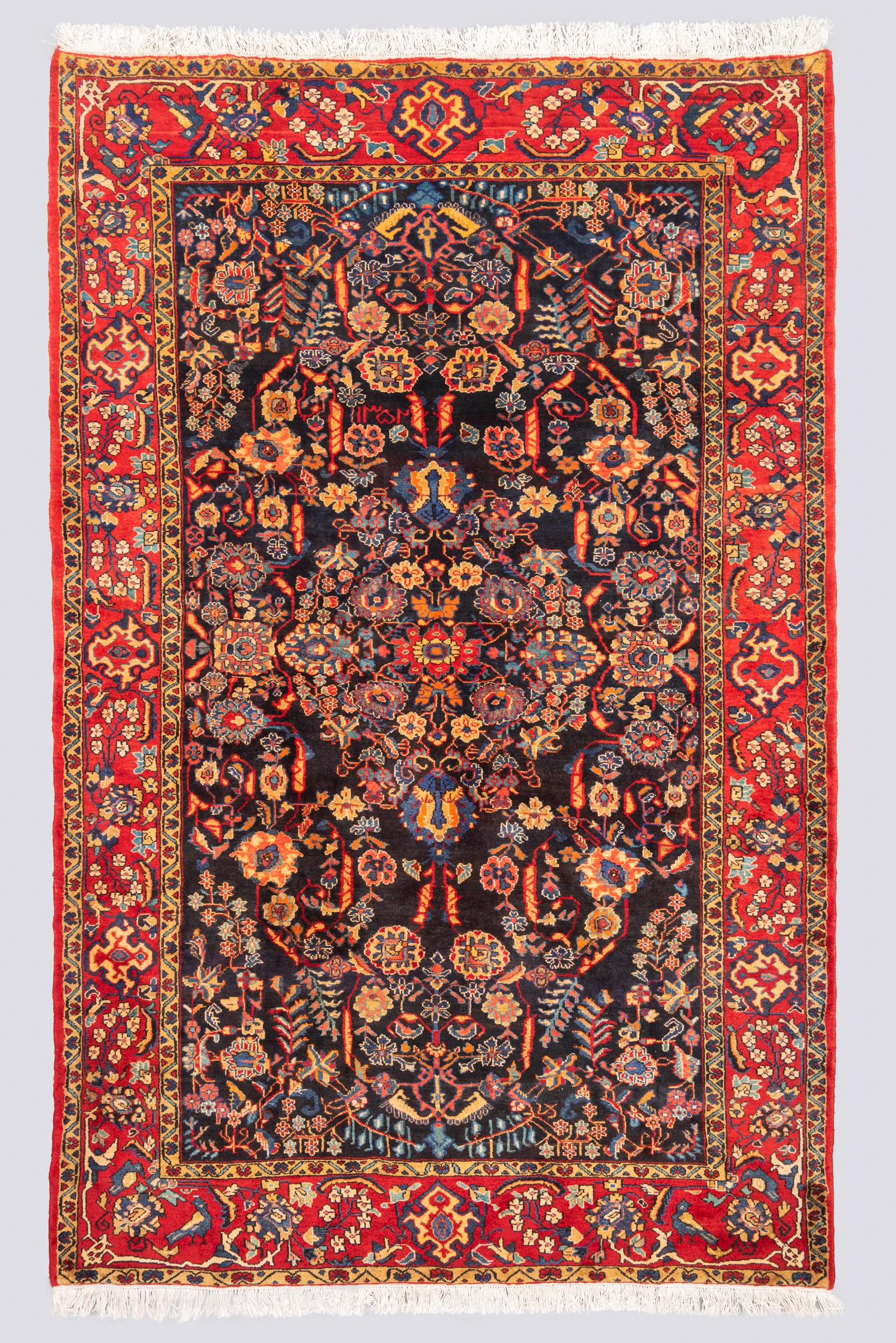 Antique Faridan Floral Carpet Dated 1974 7.5 SQM