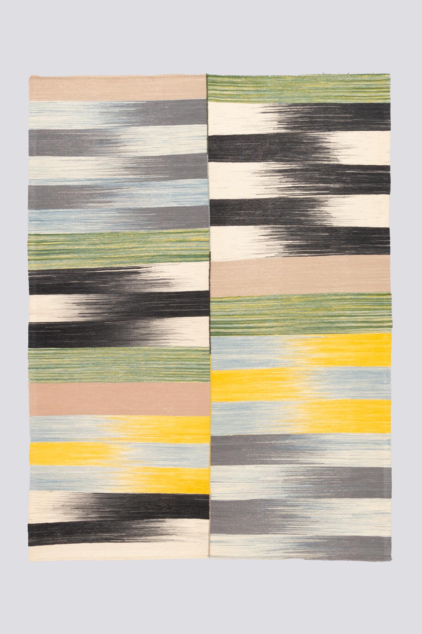 New Weave Undiscovered Minimalism Fine Checkered Kilim 2.9SQM