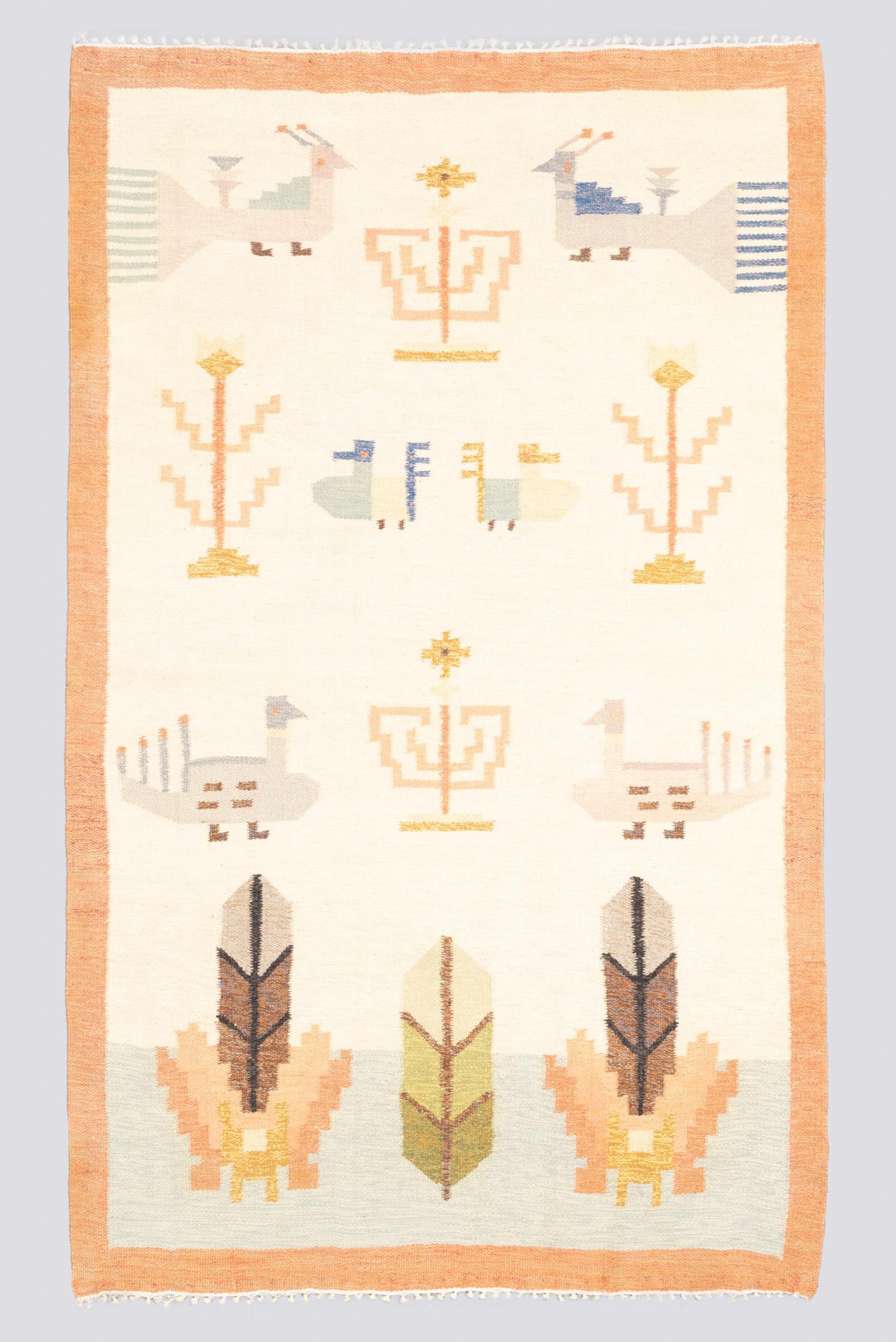 Vintage Kelardasht Pictorial Kilim 2 SQM