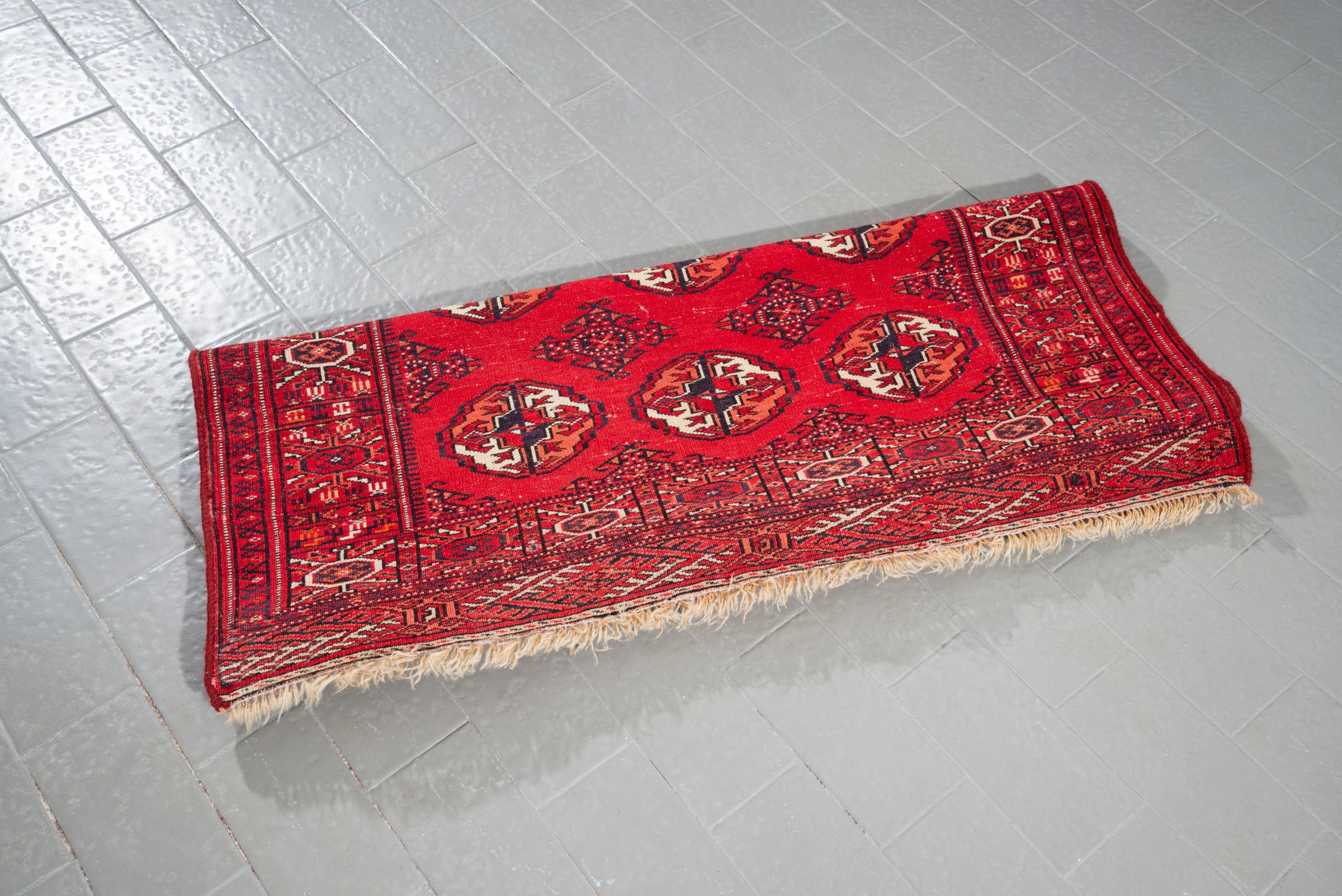 Antique Tekeh Fine Persian Rug