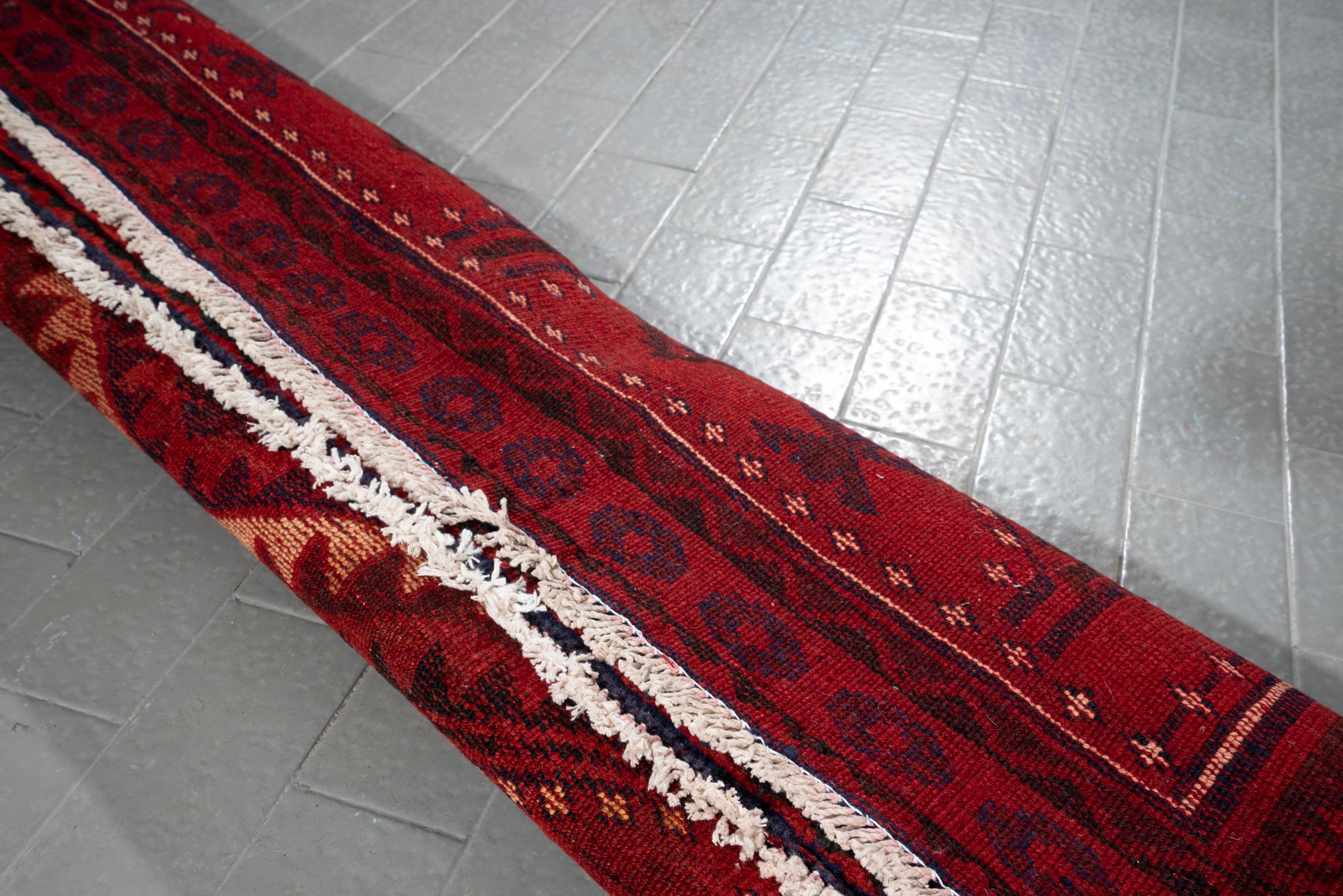 Vintage Lorestan Triple Toranj Persian Rug