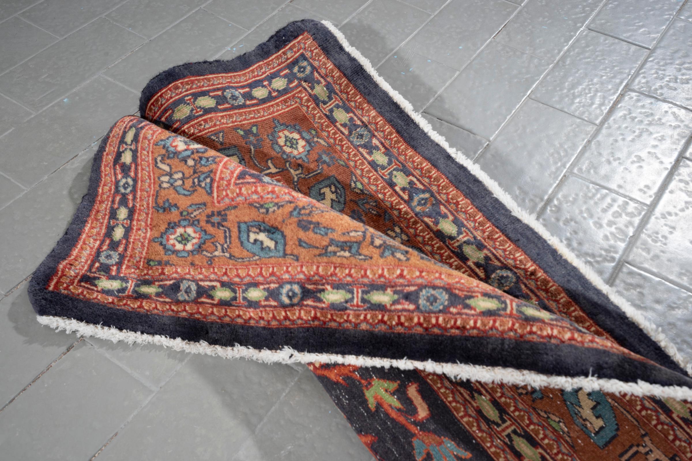 Vintage Qom Shekargah fine 70 Raj Persian Rug