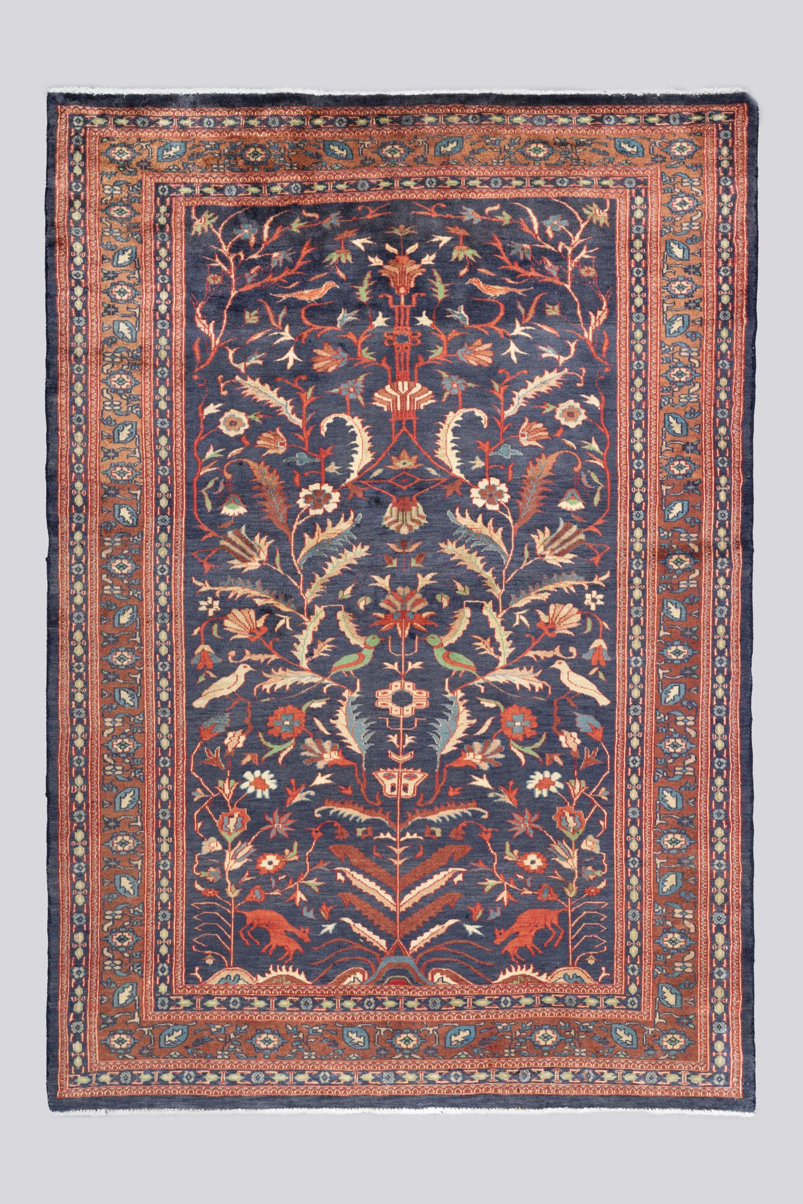 Vintage Qom Shekargah fine 70 Raj Carpet 2.87 SQM