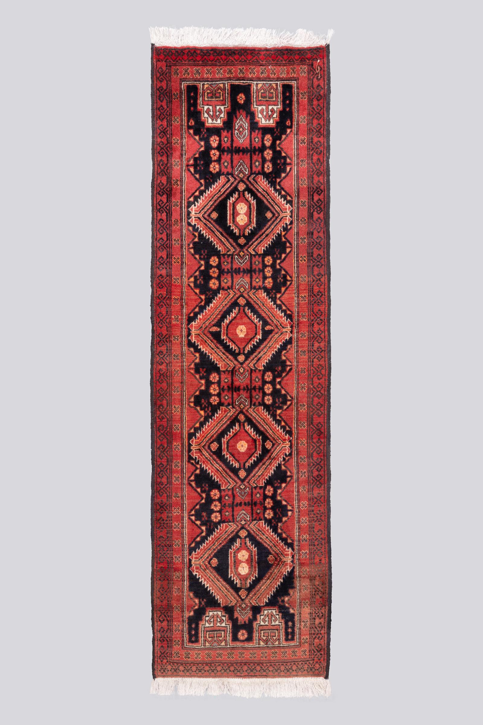 Vintage Baluch Toranj Carpet Runner 1.27SQM