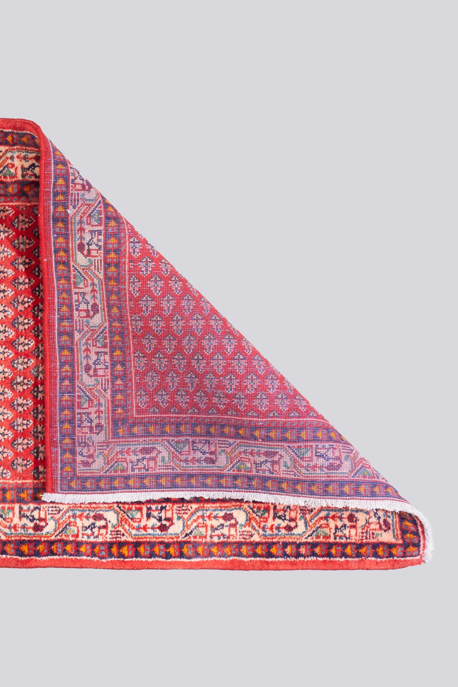 Vintage Arak Boteh Mir Persian Poshti Rug
