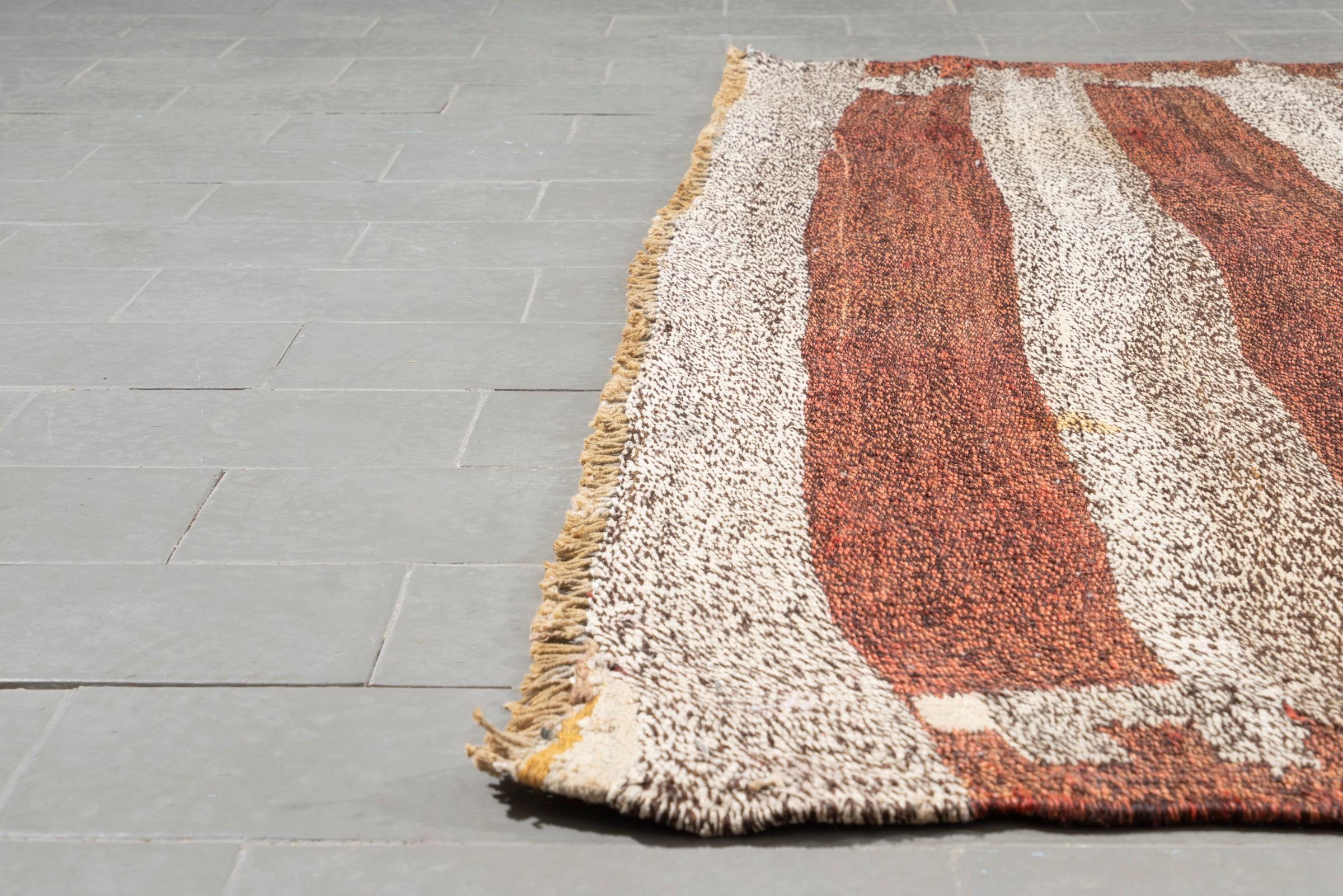 Vintage Baluch Stripe Persian Kilim Runner