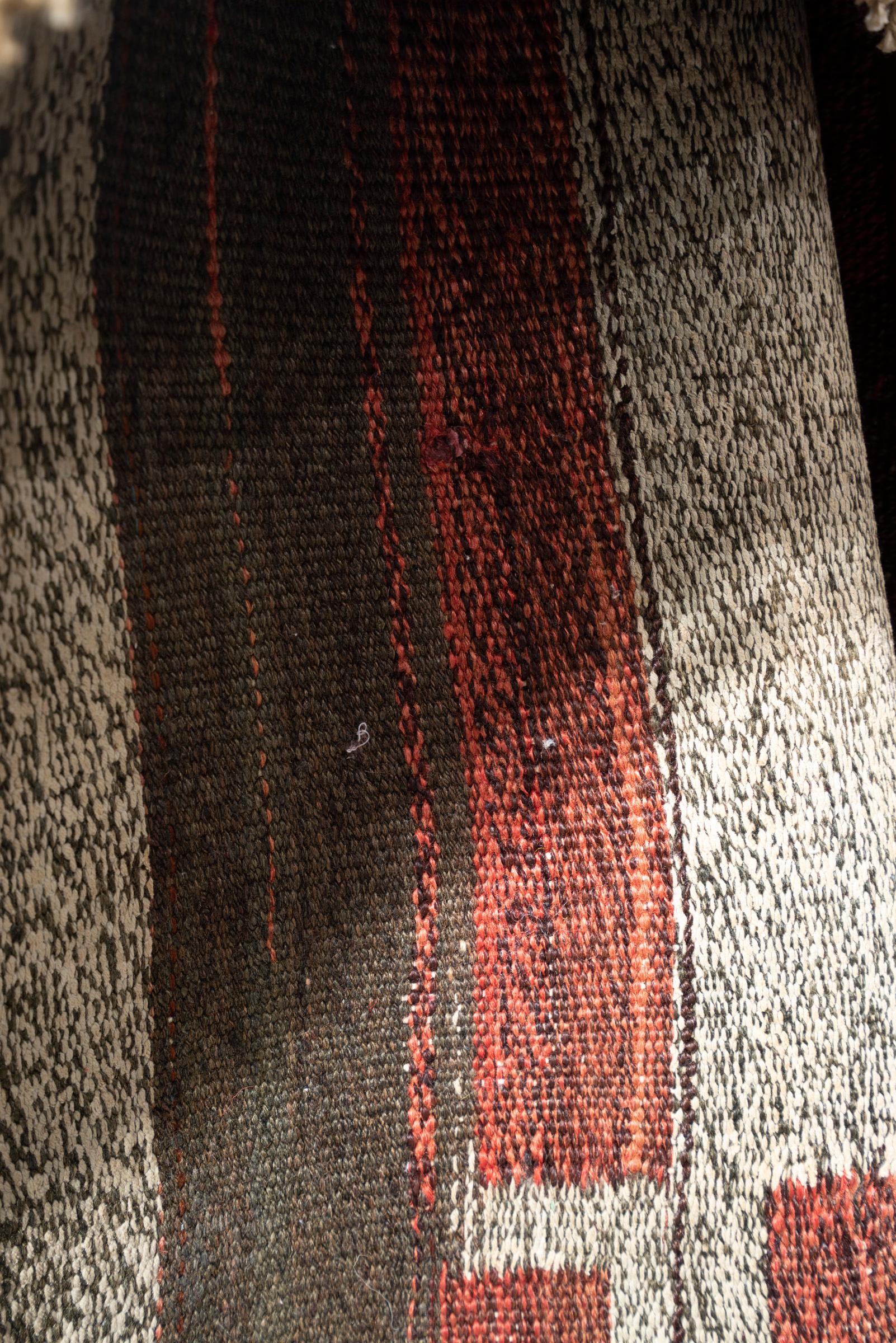 Vintage Baluch Stripe Persian Kilim Runner