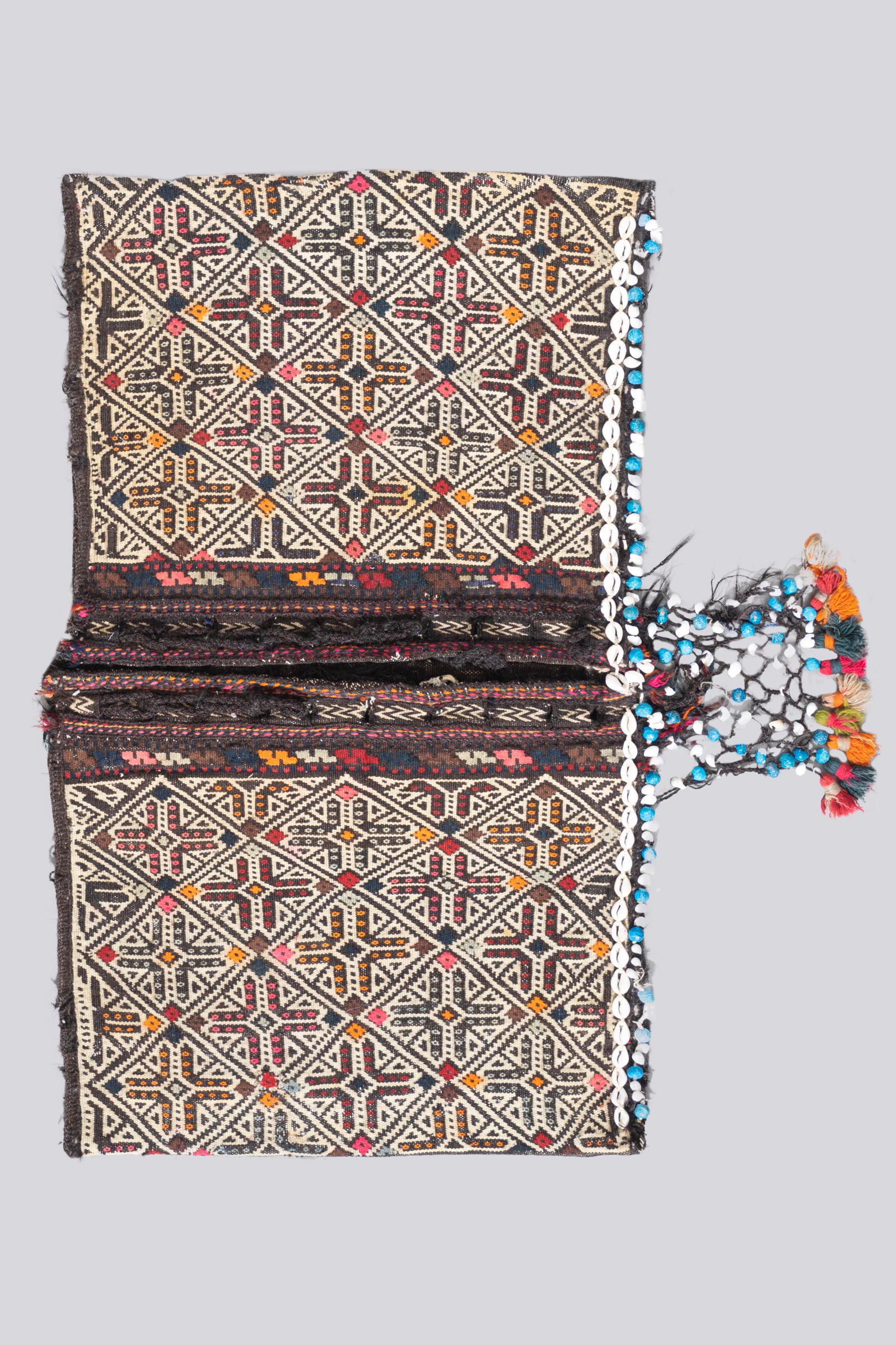 Jazmourian Fine Wool and Goat's Hair Saddle bag
