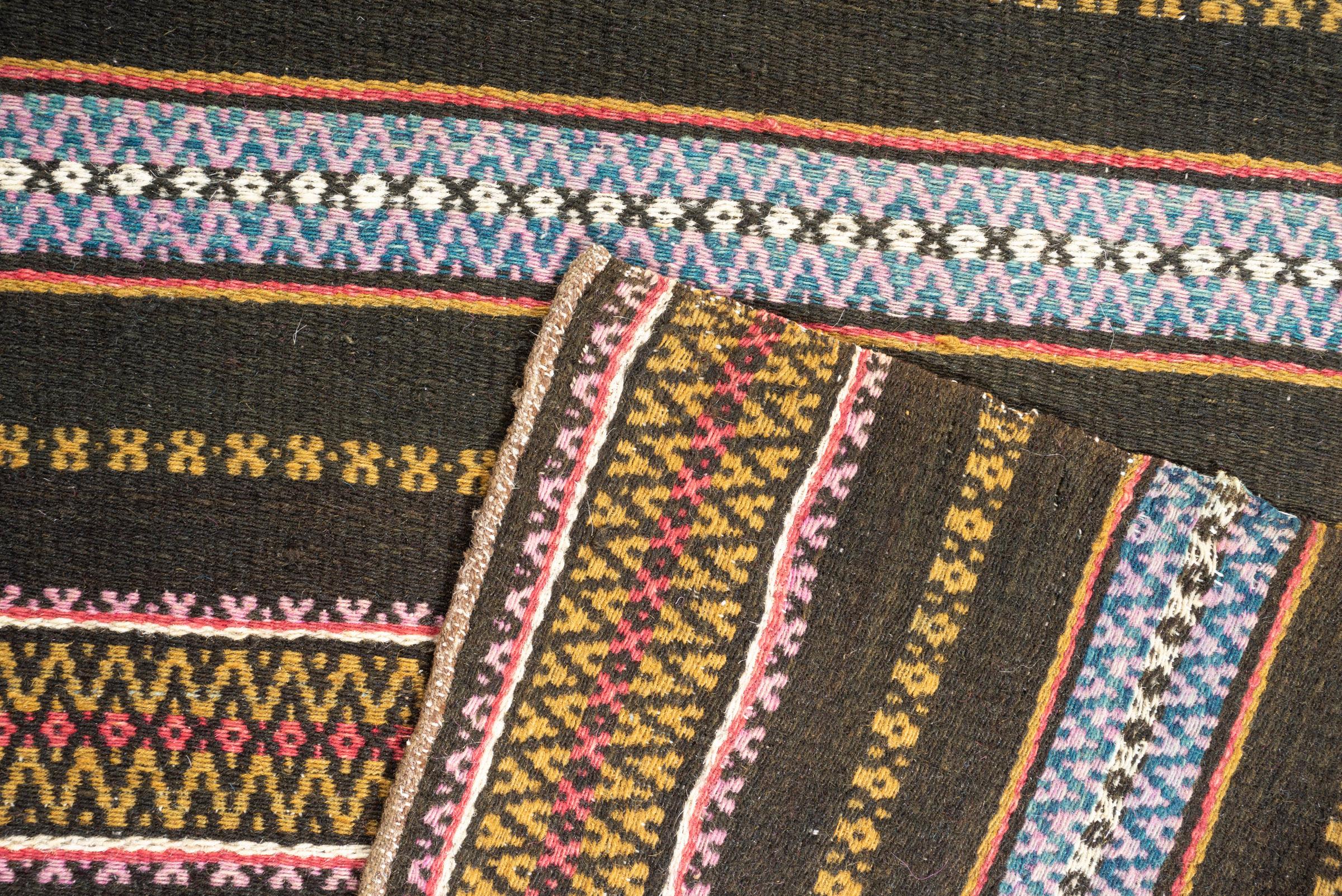 Qashqai Persian Soumak Kilim Runner