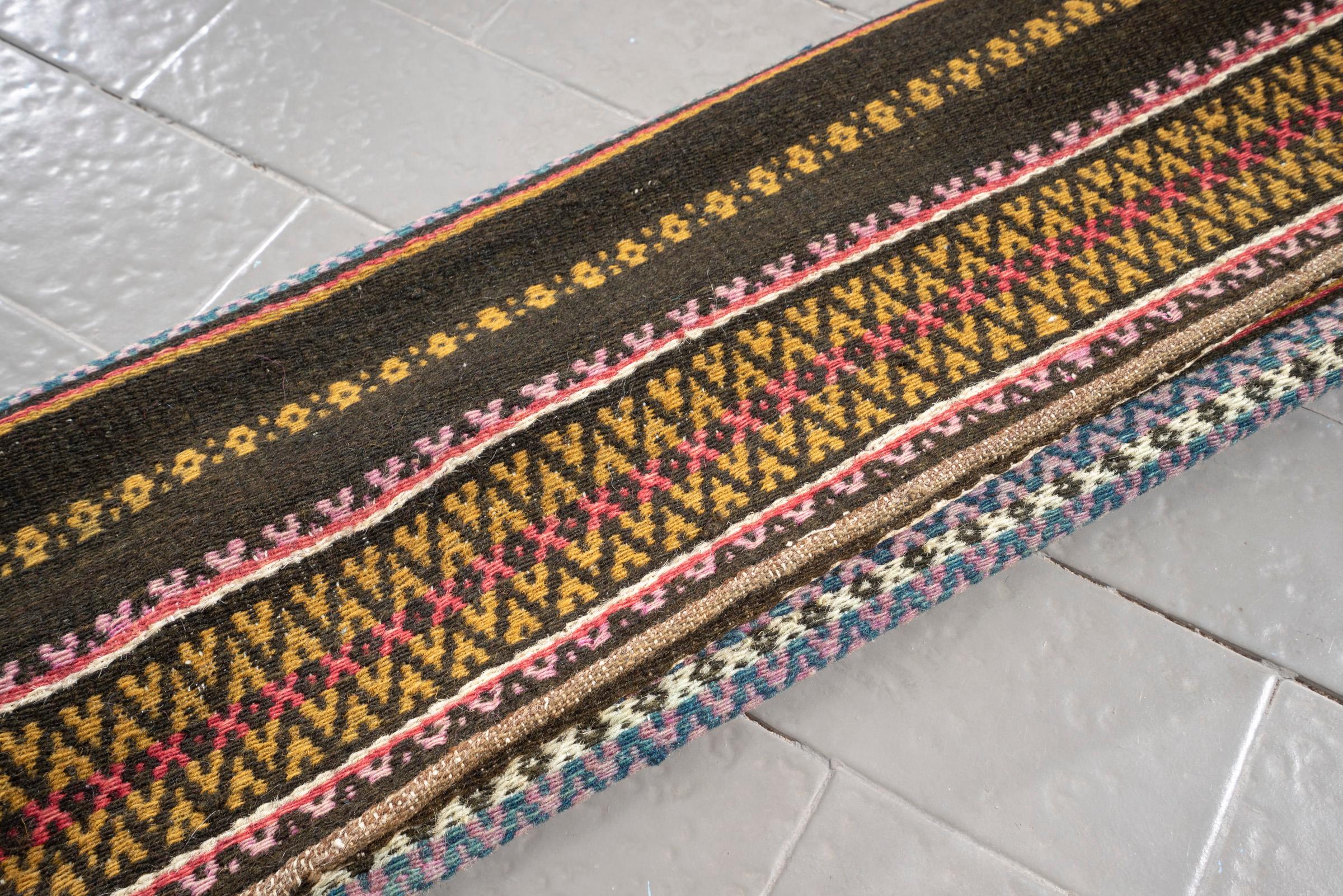 Qashqai Persian Soumak Kilim Runner