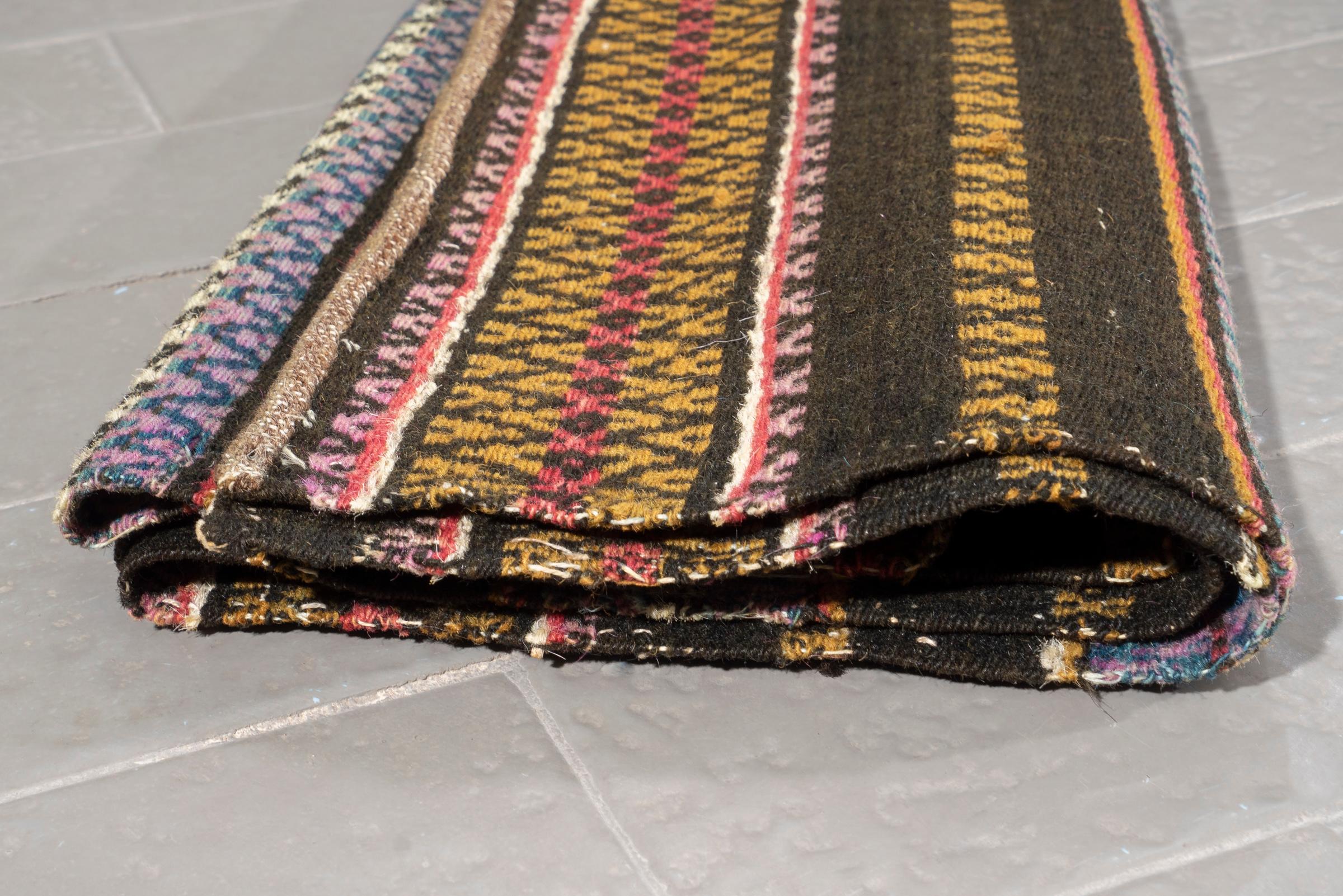 Qashqai Persian Soumak Kilim Runner