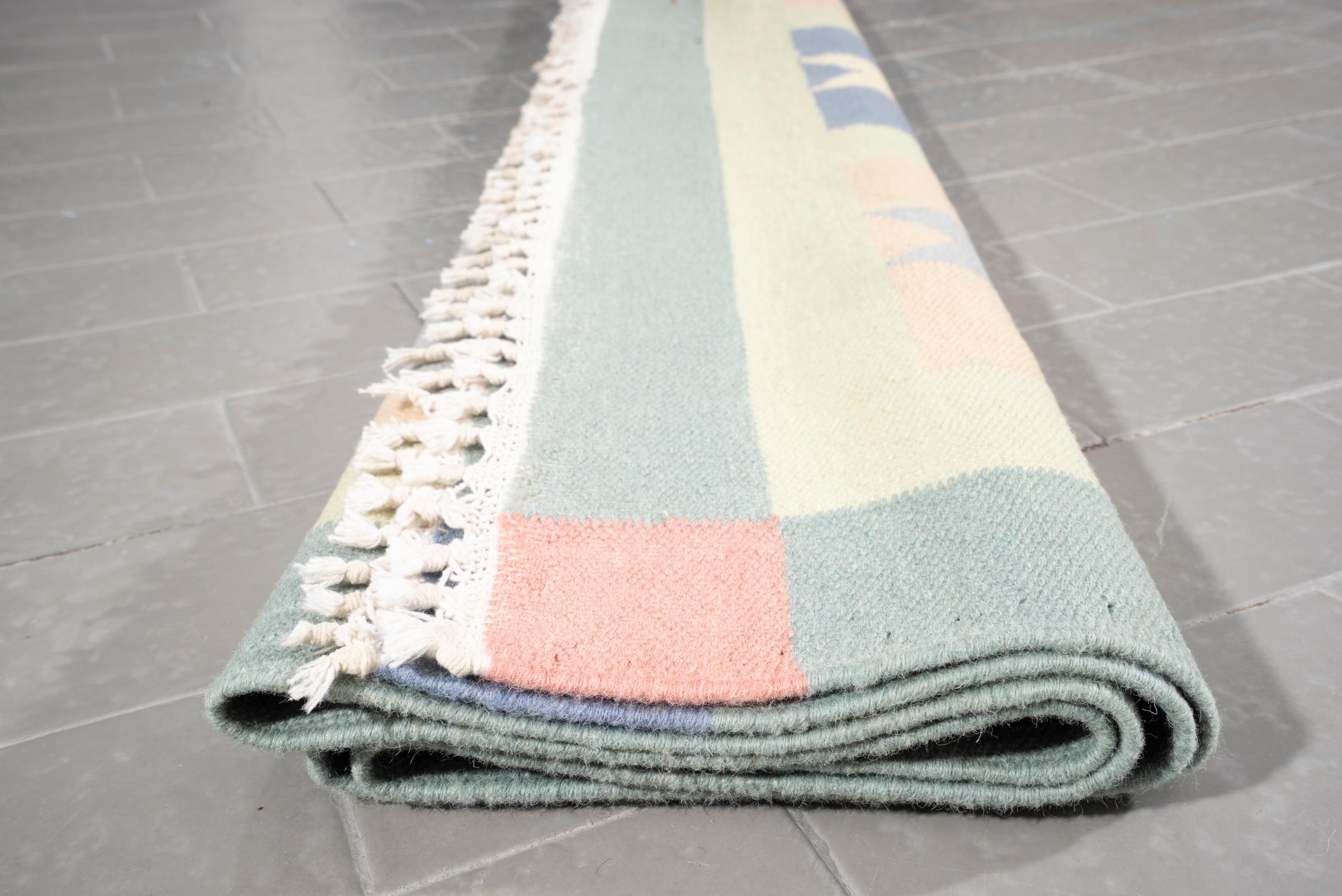 Vintage Kelardasht Stars Persian Kilim Rug