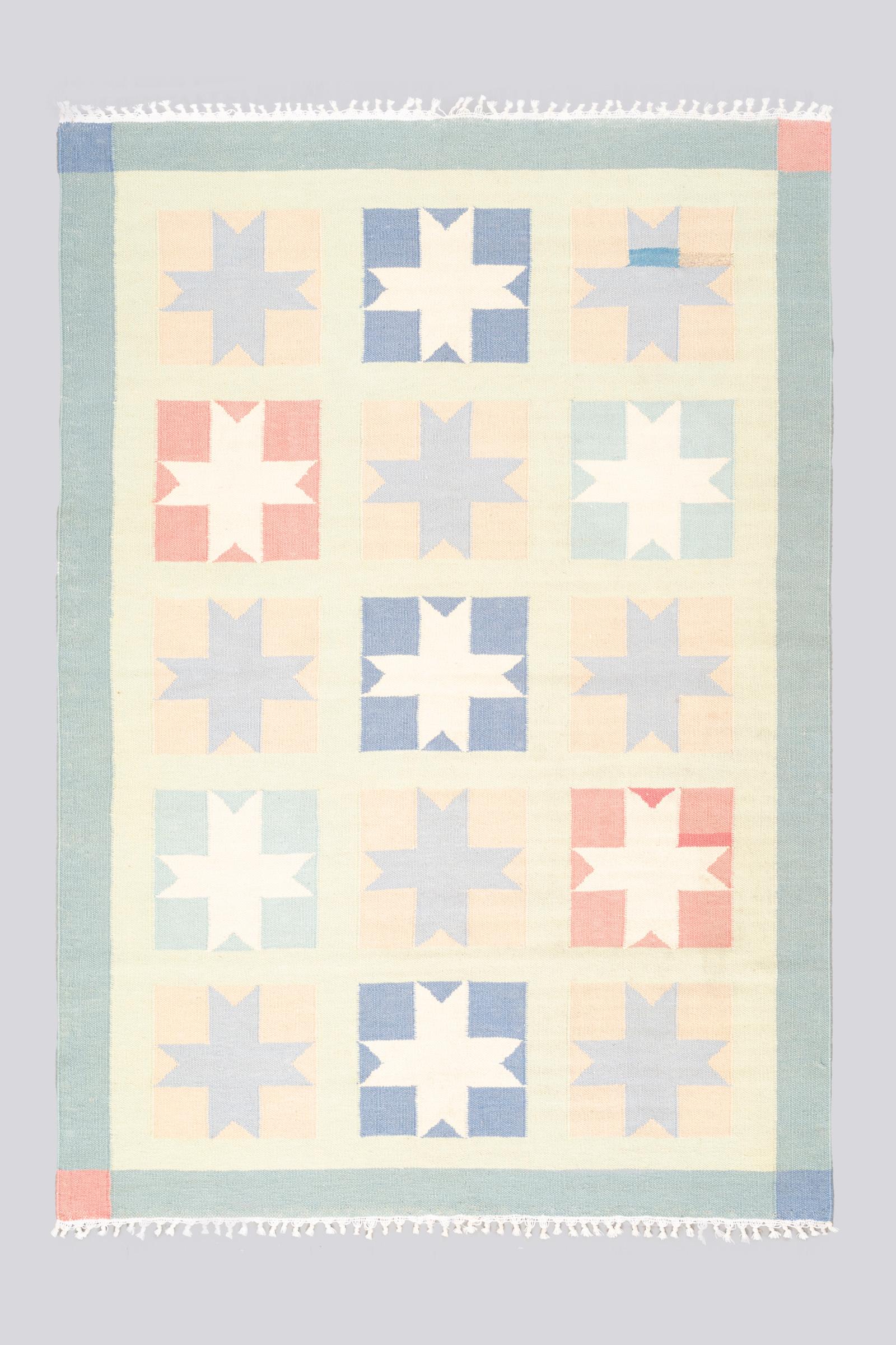 Vintage Kelardasht Stars Kilim 2.4SQM