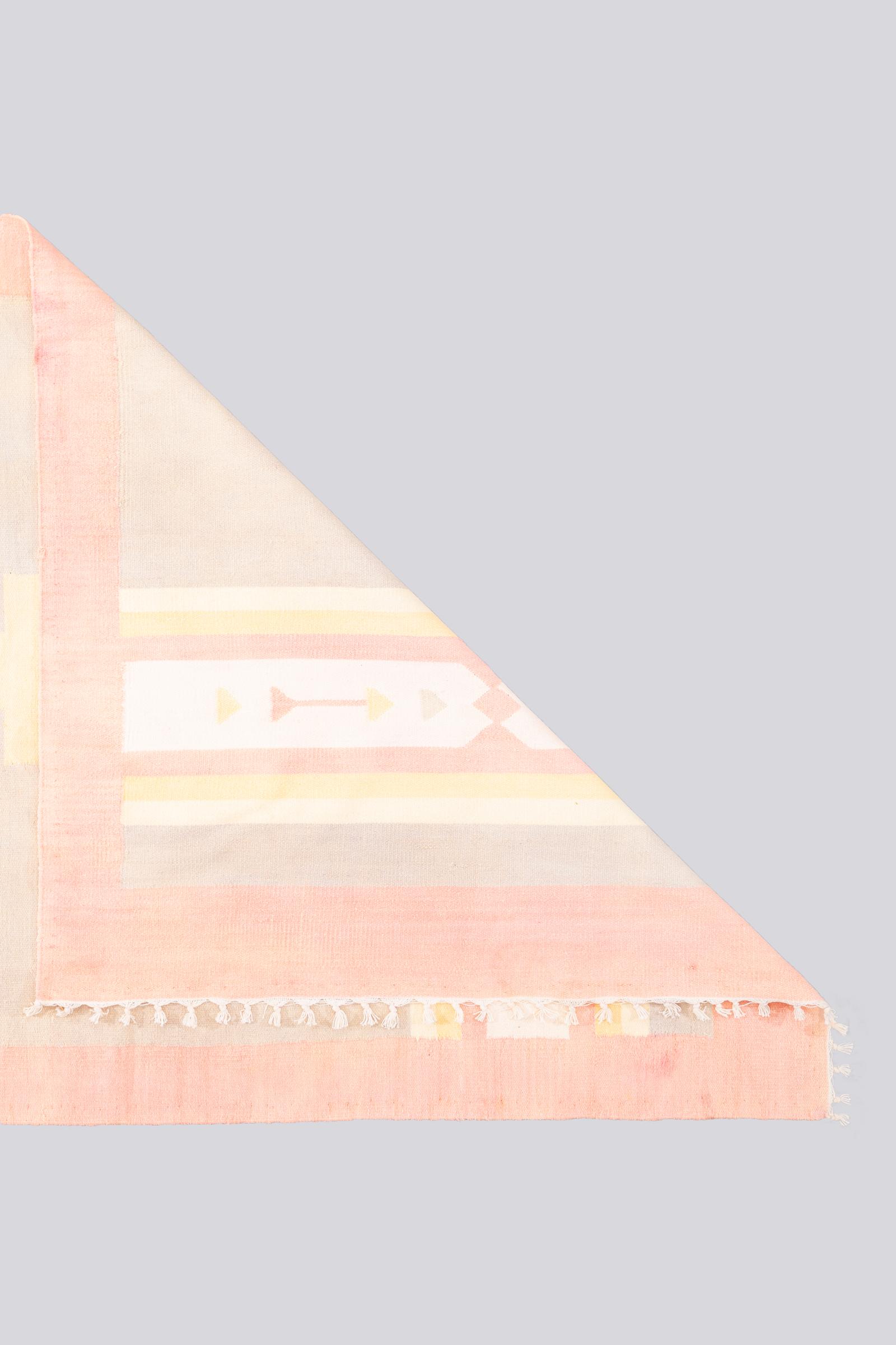 Vintage Kelardasht Toranj Cotton Persian Kilim Rug