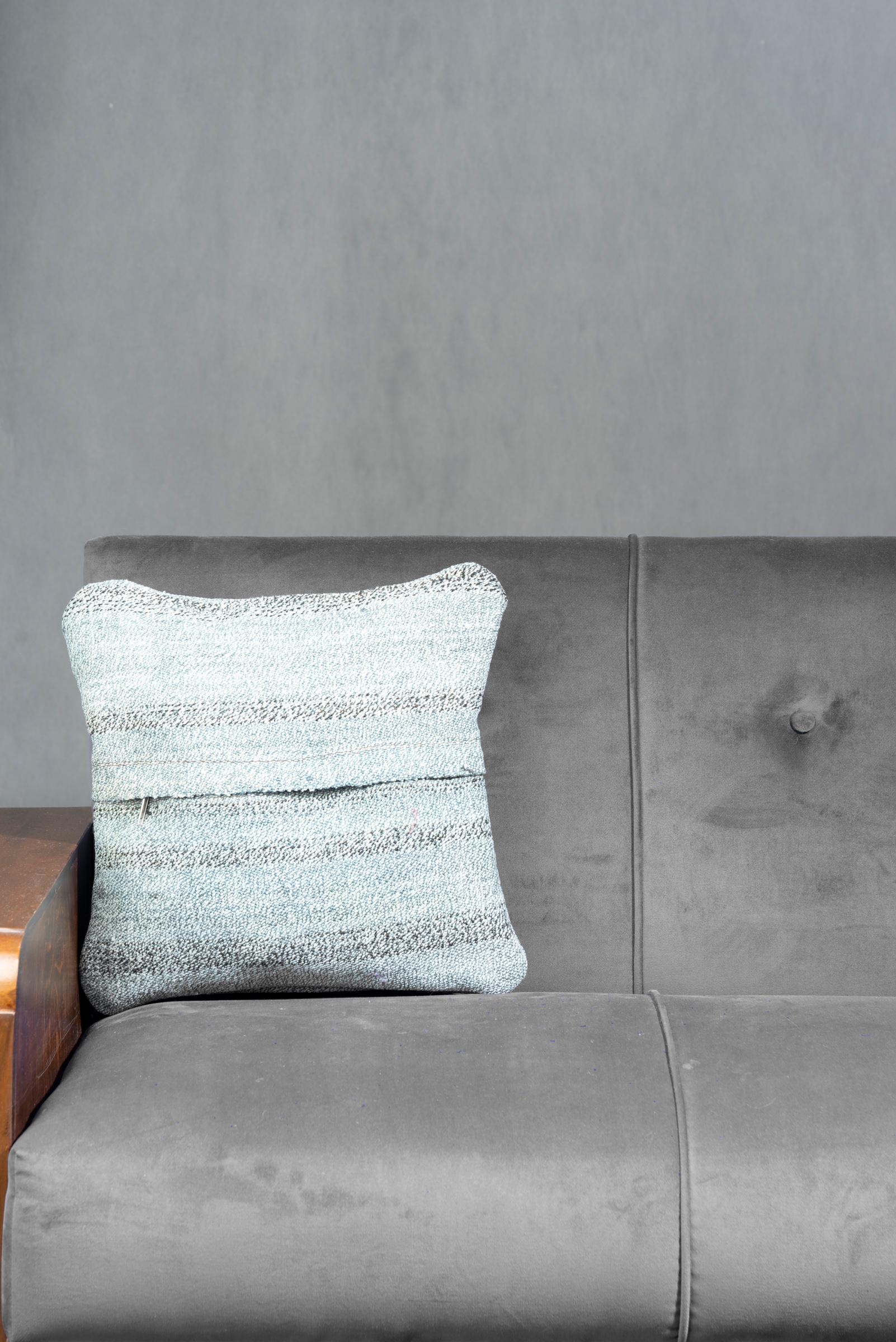 Blue Square Jajim Cushion