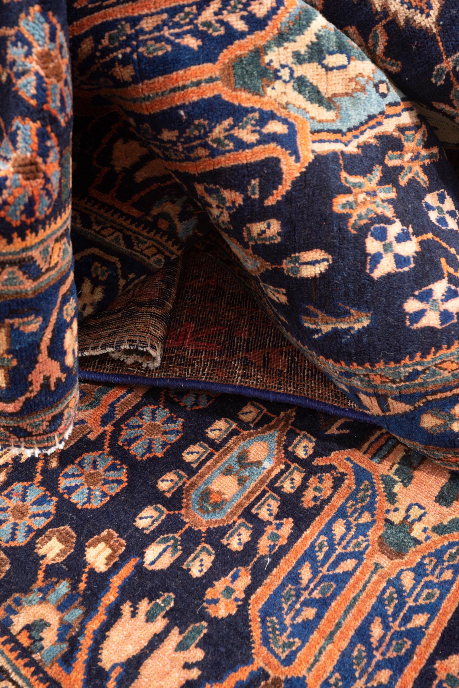 Antique Sirjan Afshar Flower vase Persian Rug