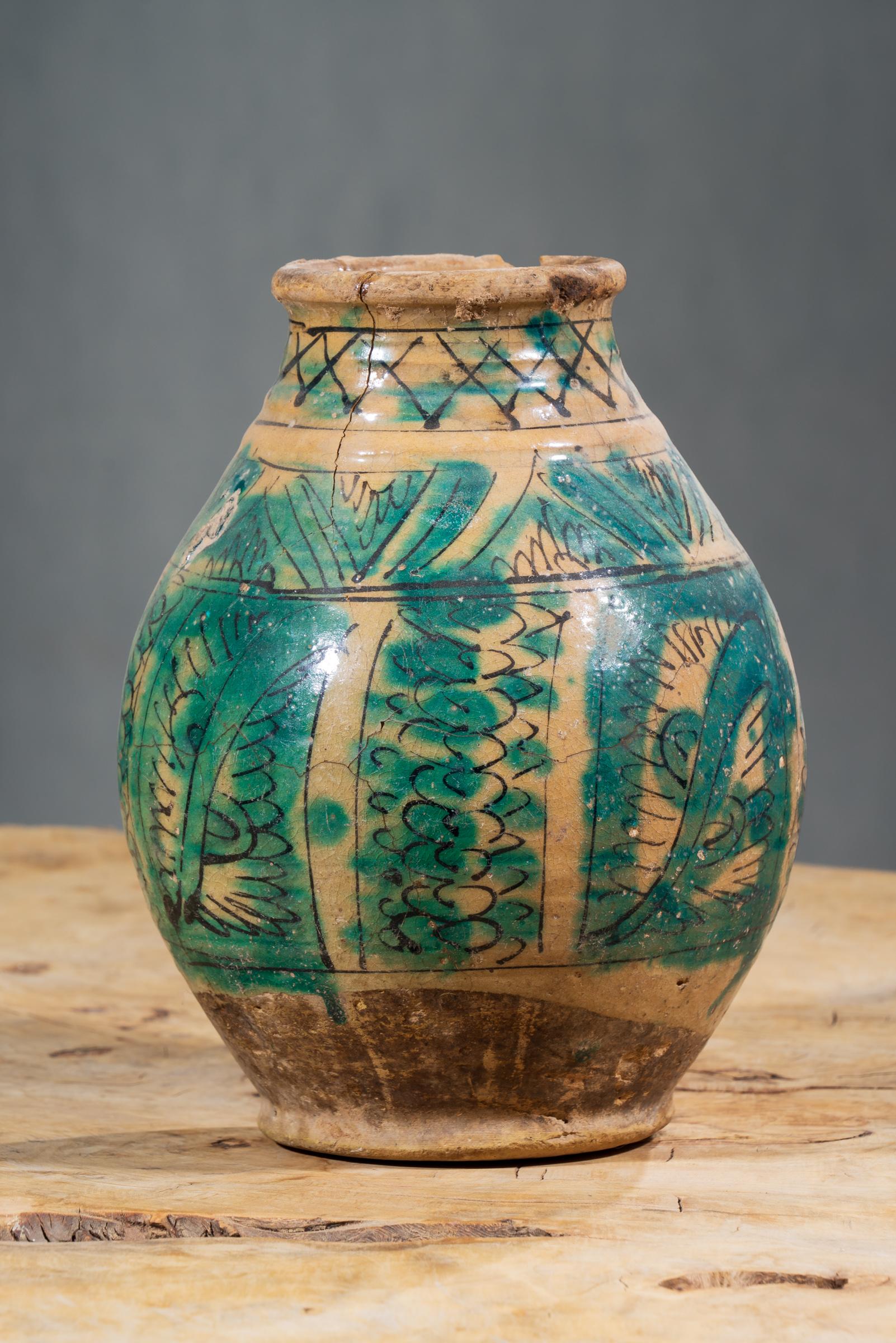Antique Yazd Aghai Vase