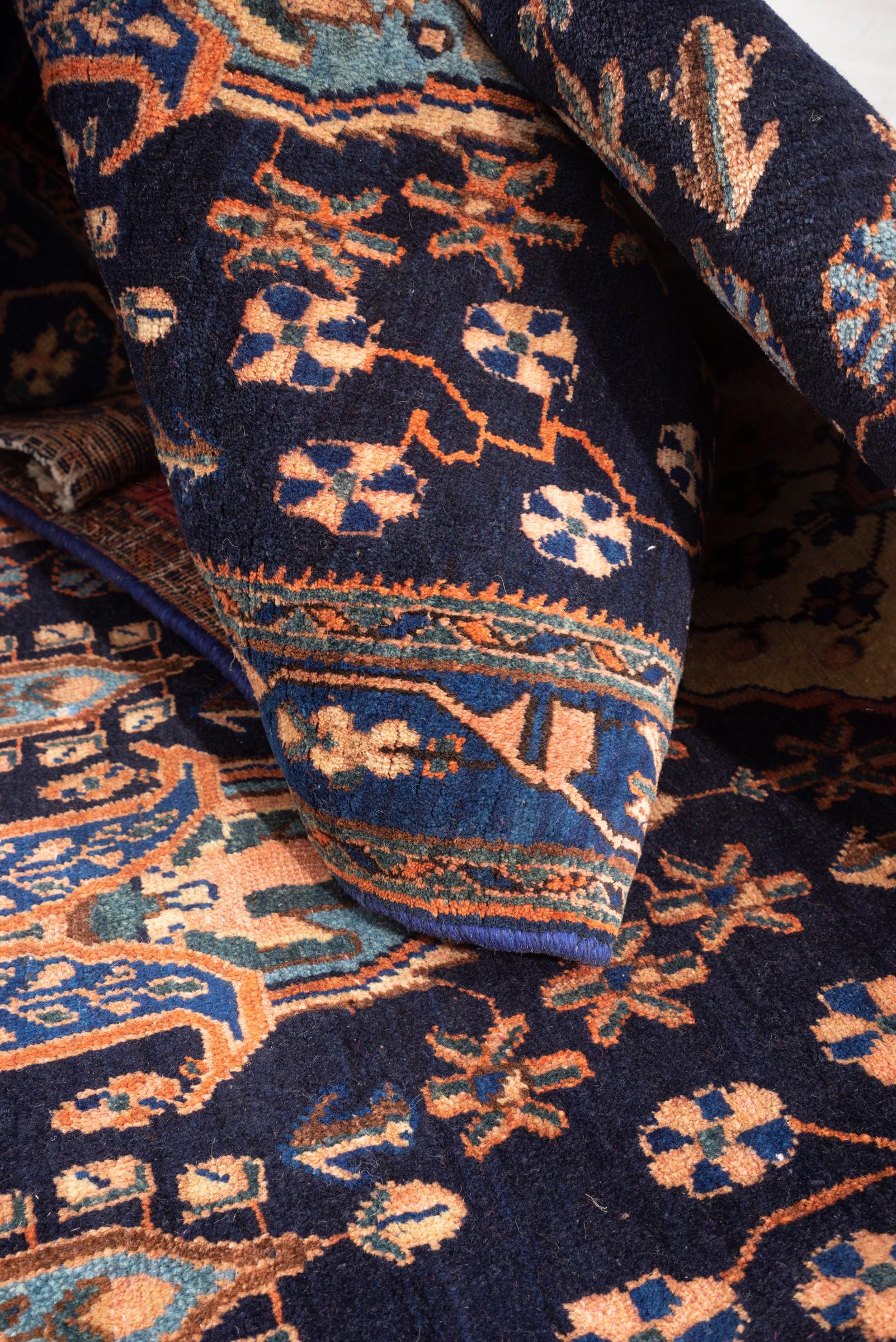 Antique Sirjan Afshar Flower vase Persian Rug