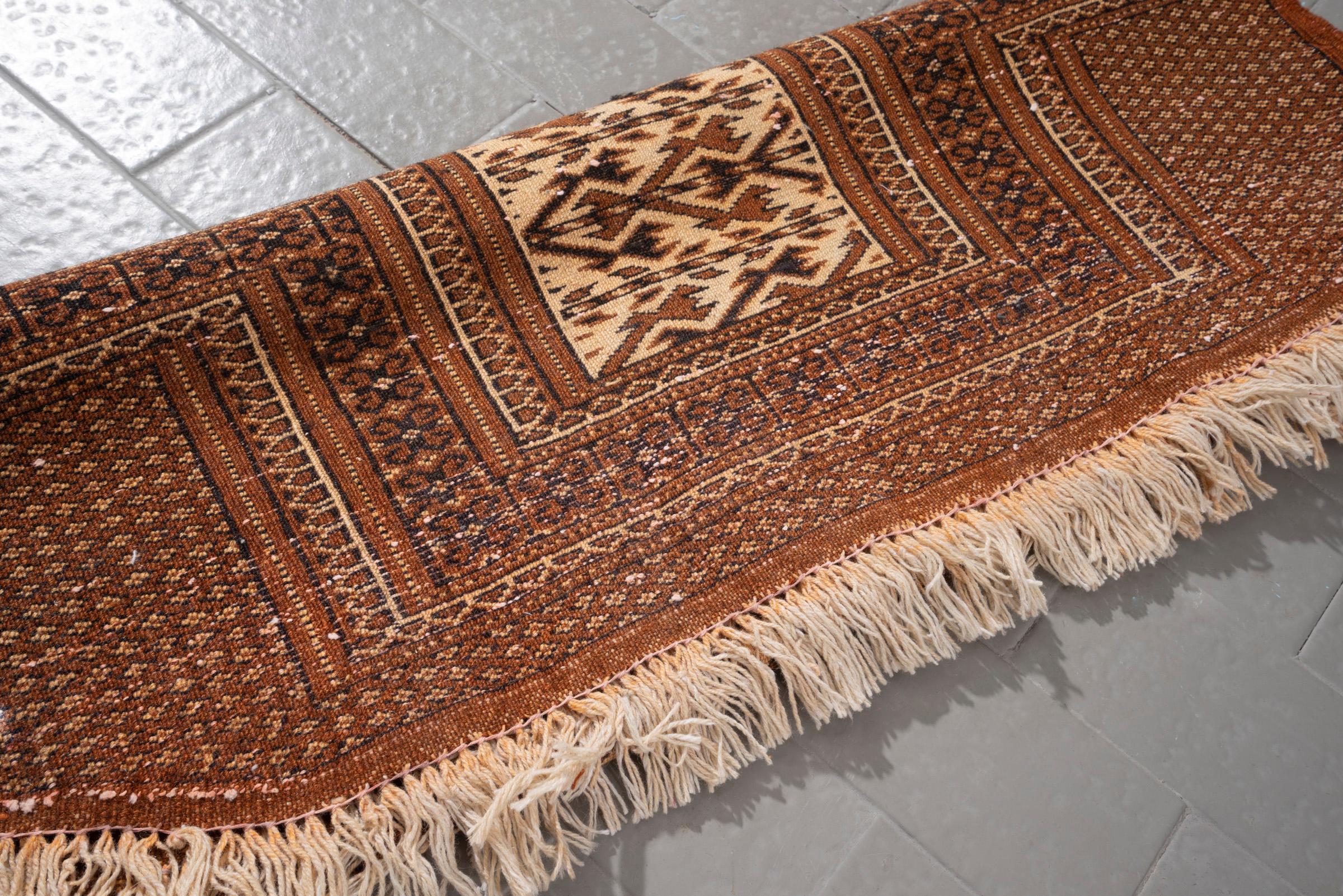 Vintage Baluch Prayer Persian Rug