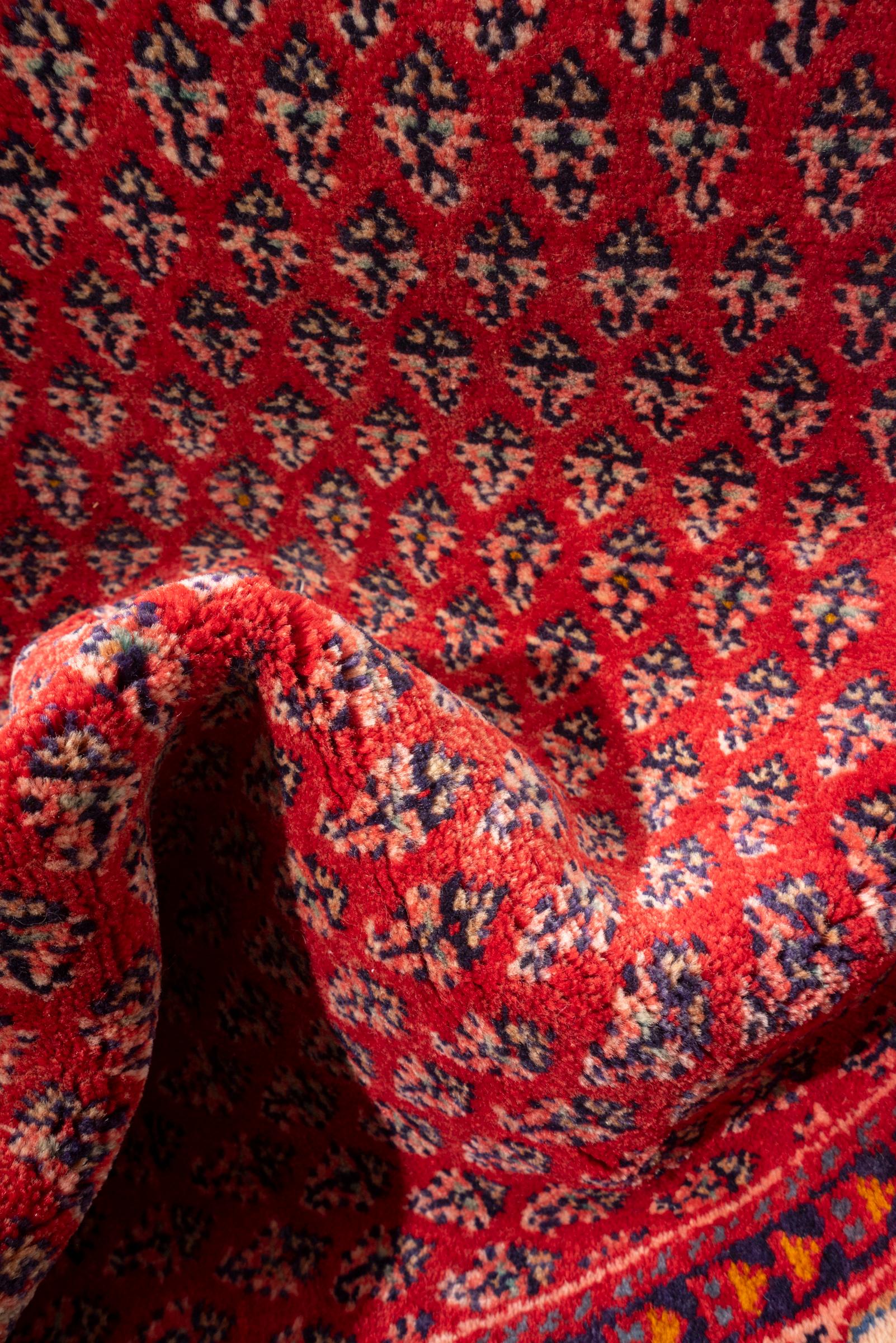 Vintage Arak Boteh Mir Persian Poshti Rug