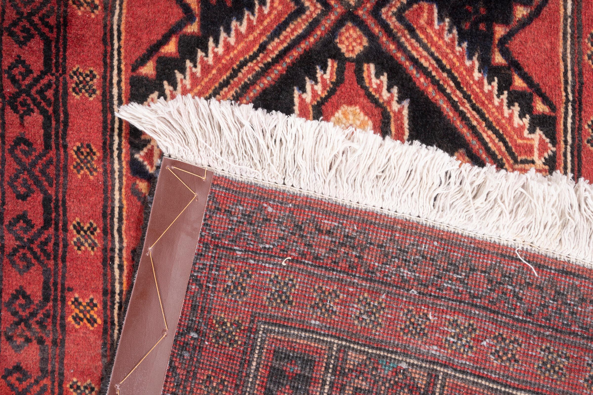 Vintage Baluch Toranj Persian Runner Rug