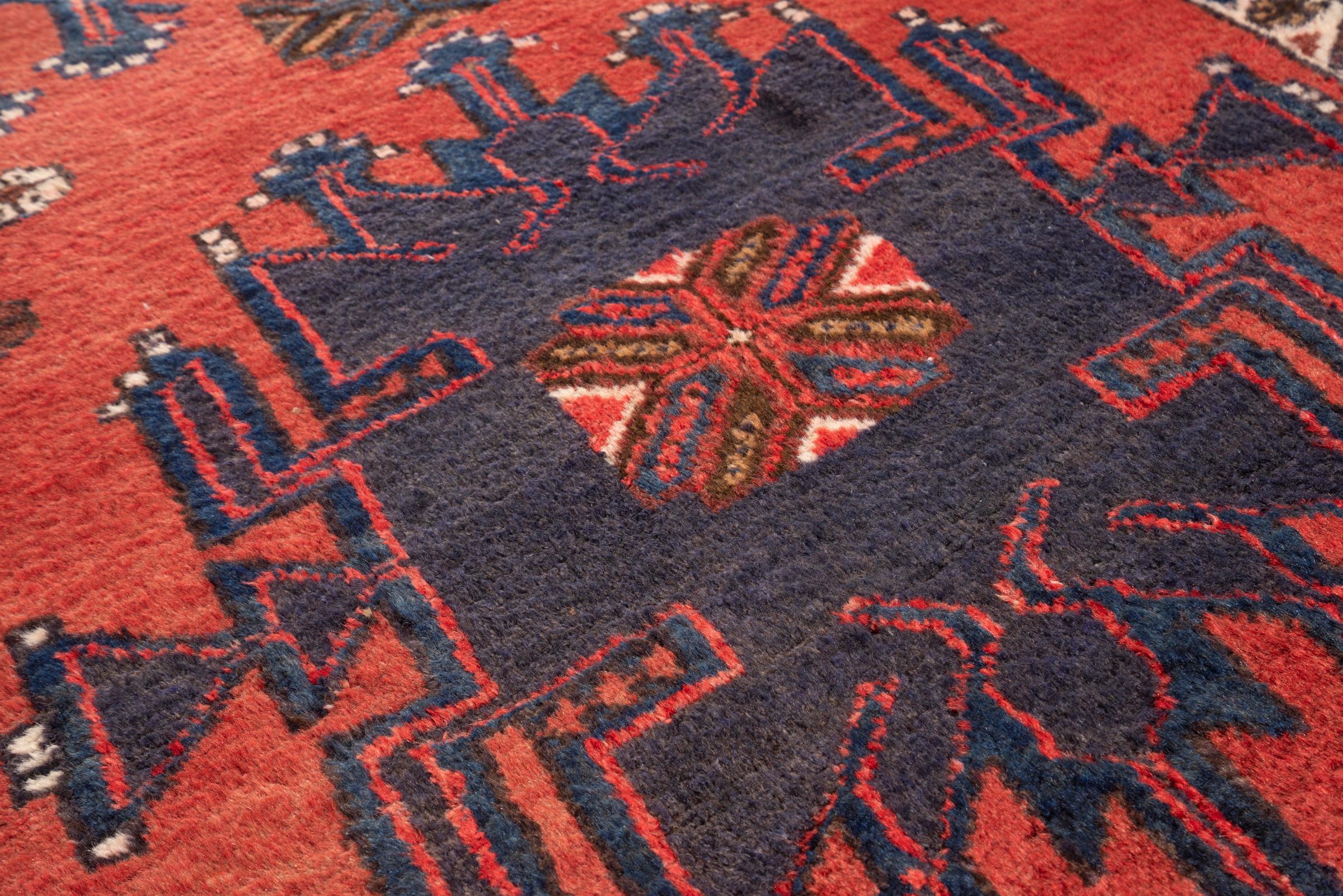 Vintage Arak Toranj Persian Poshti Rug