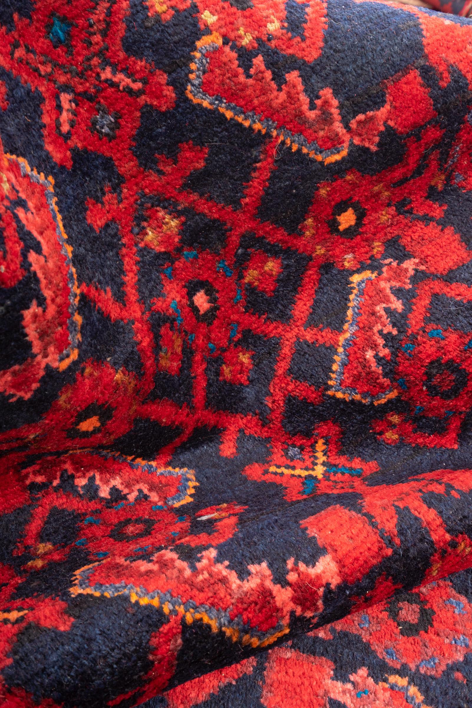 Antique Borujerd Mahi Rare Persian Runner Rug 2