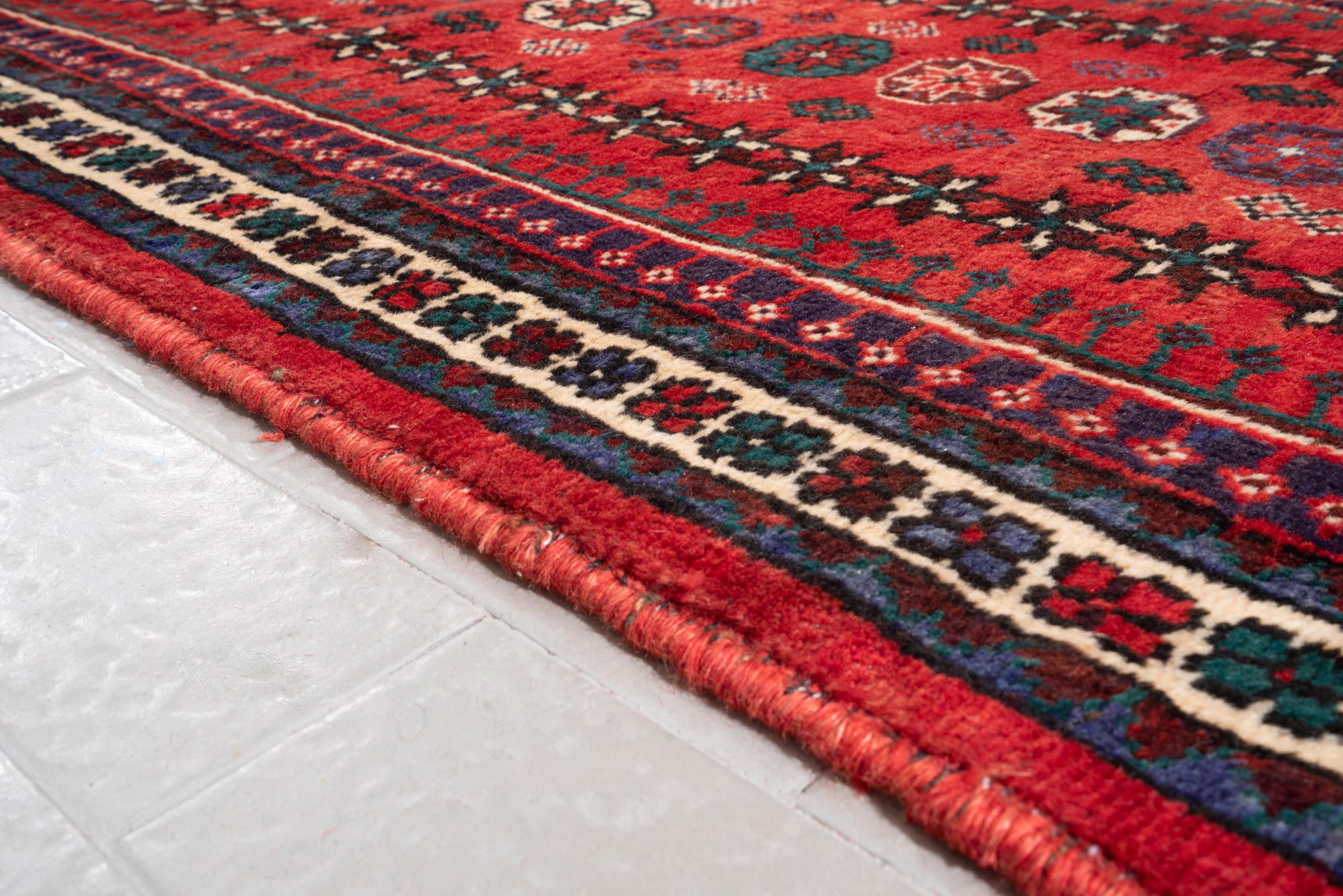 Vintage Qashqai Howz Persian Runner Rug