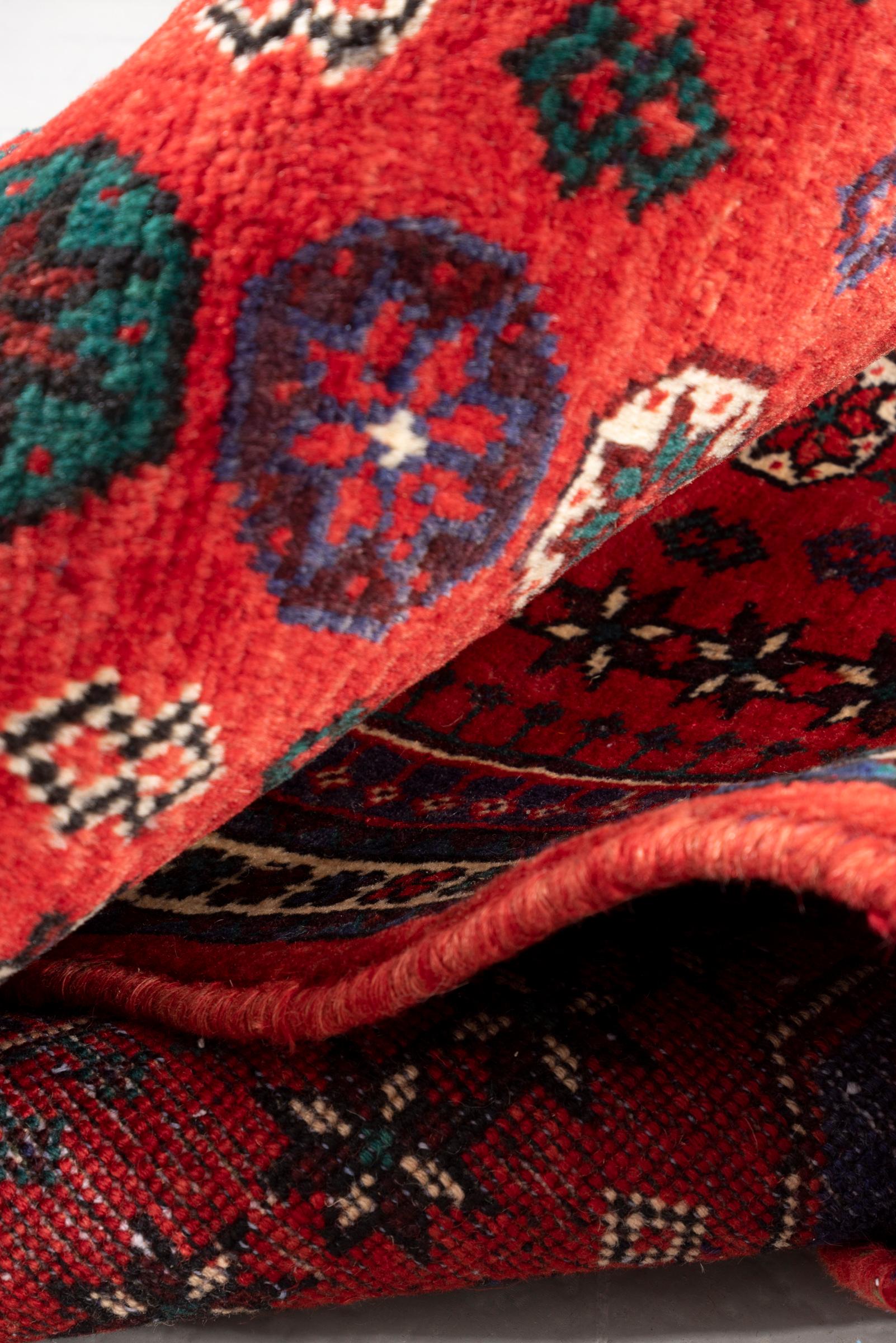 Vintage Qashqai Howz Persian Runner Rug