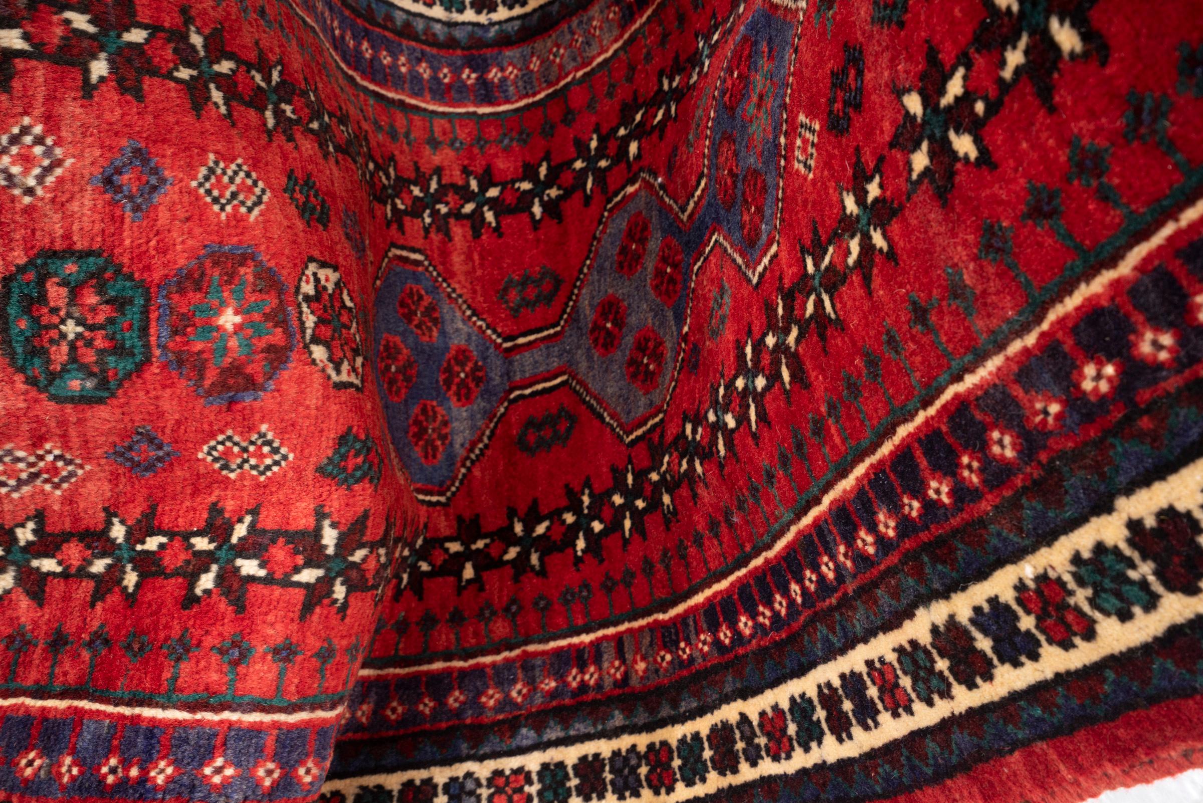 Vintage Qashqai Howz Persian Runner Rug