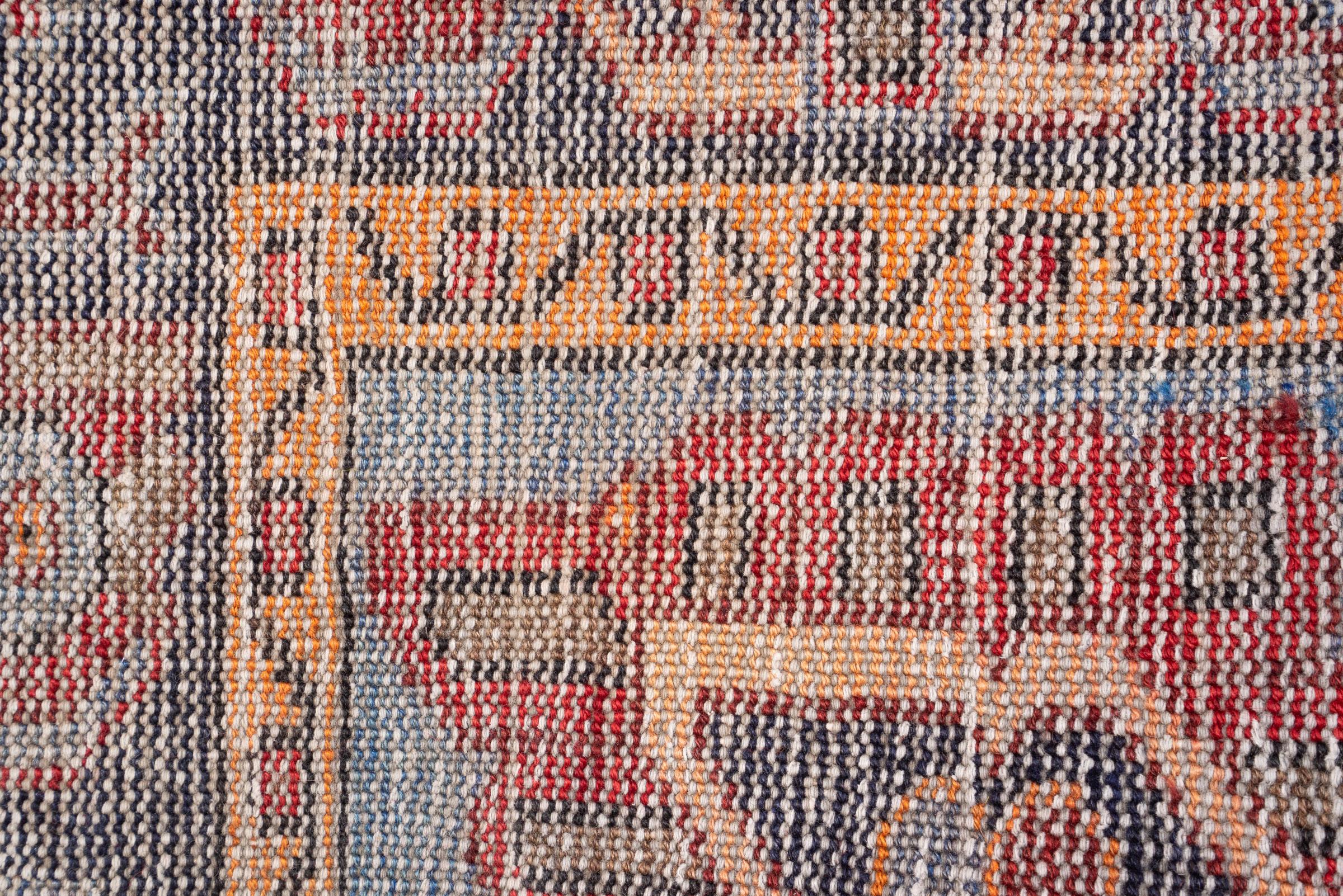 Vintage Afshar Crown Vintage Worn Persian Rug
