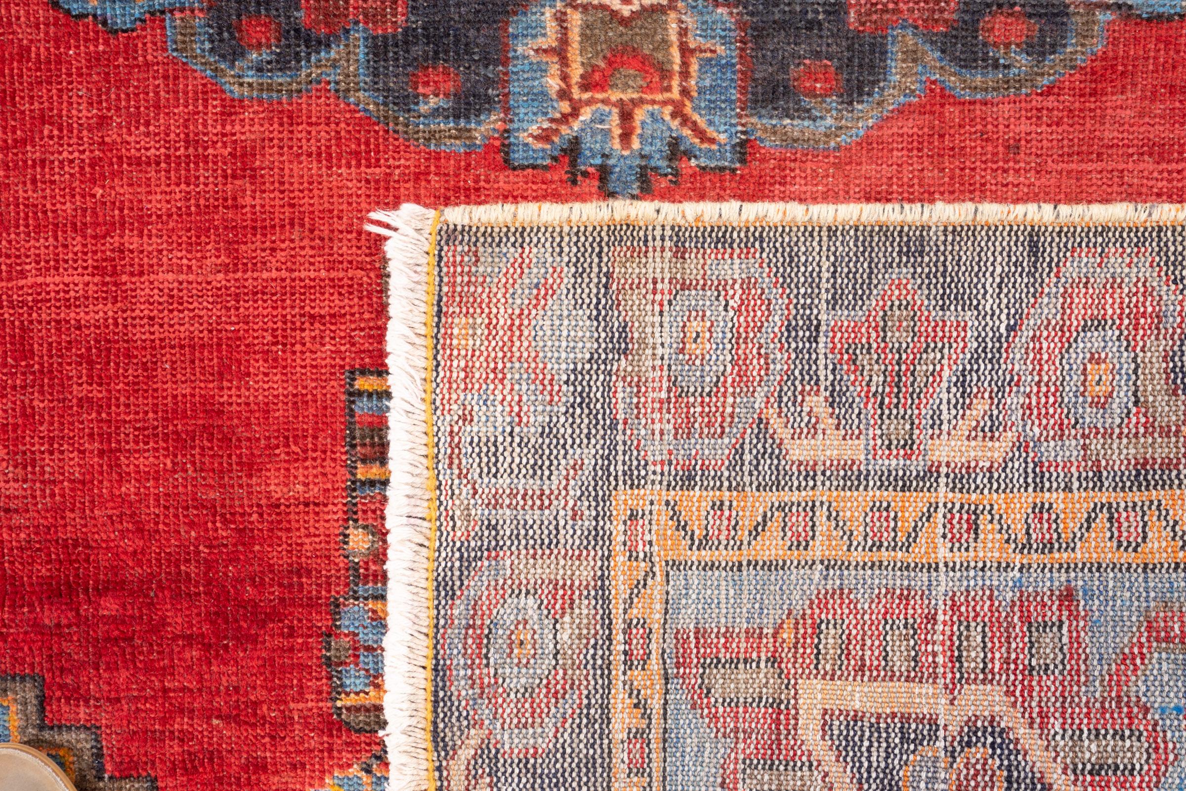 Vintage Afshar Crown Vintage Worn Persian Rug