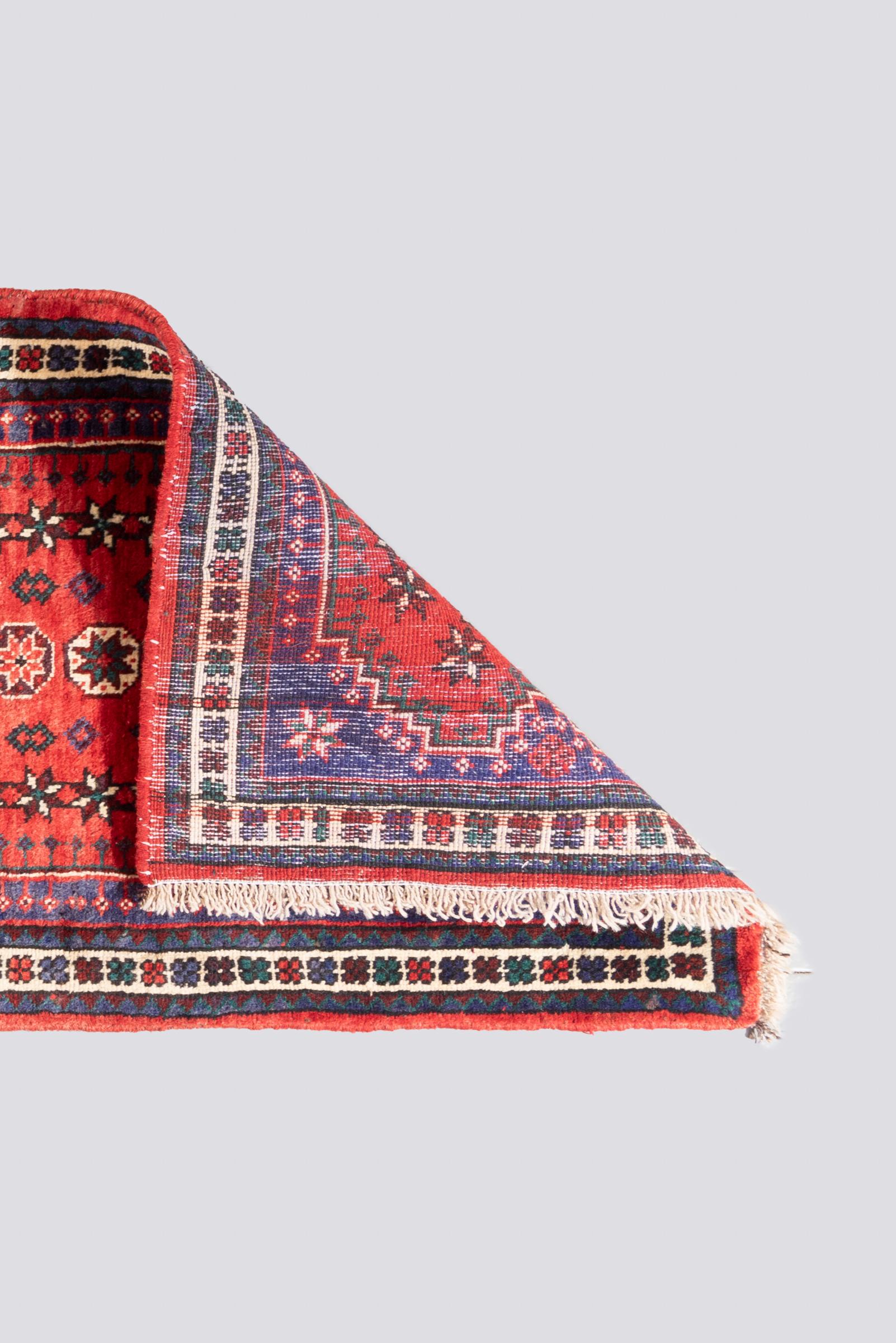 Vintage Qashqai Howz Persian Runner Rug