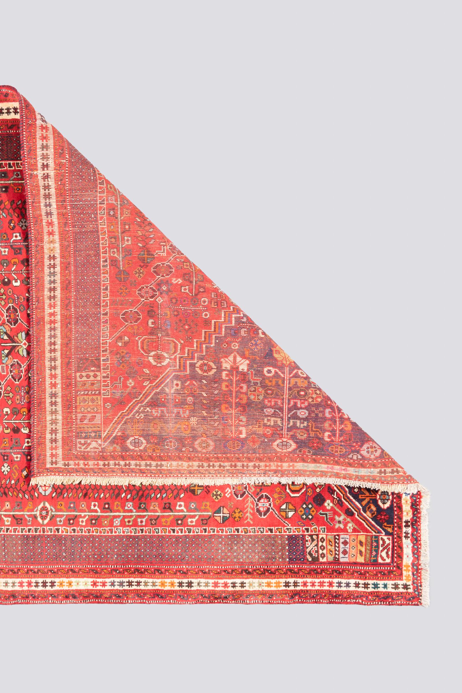 Vintage Kashkuli Nazem Persian Rug