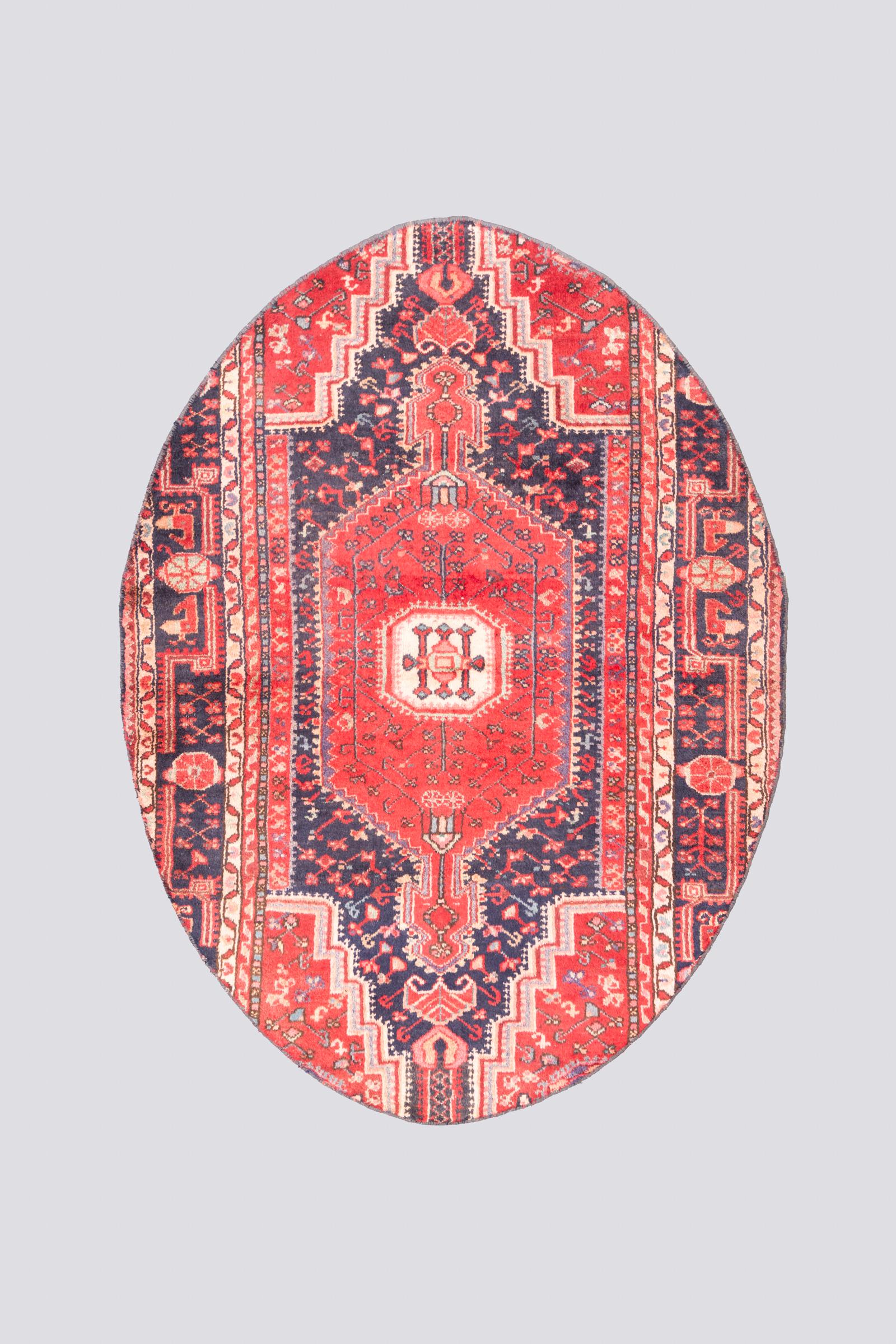 Vintage Toiserkan Oval Carpet 1.6SQM