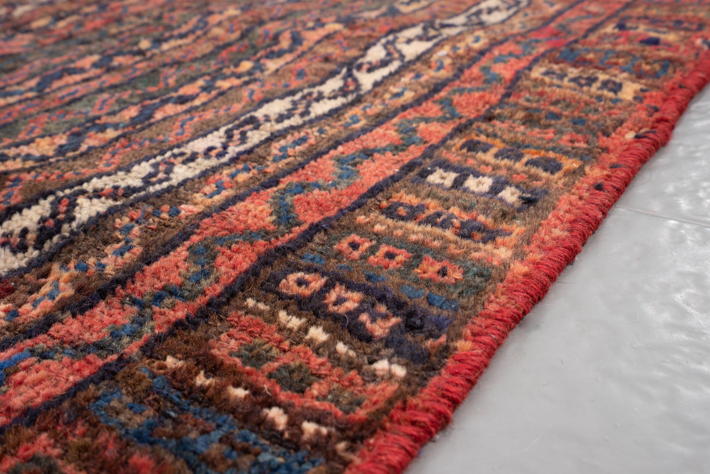 Antique Qashqai Muhrammat Persian Poshti Rug