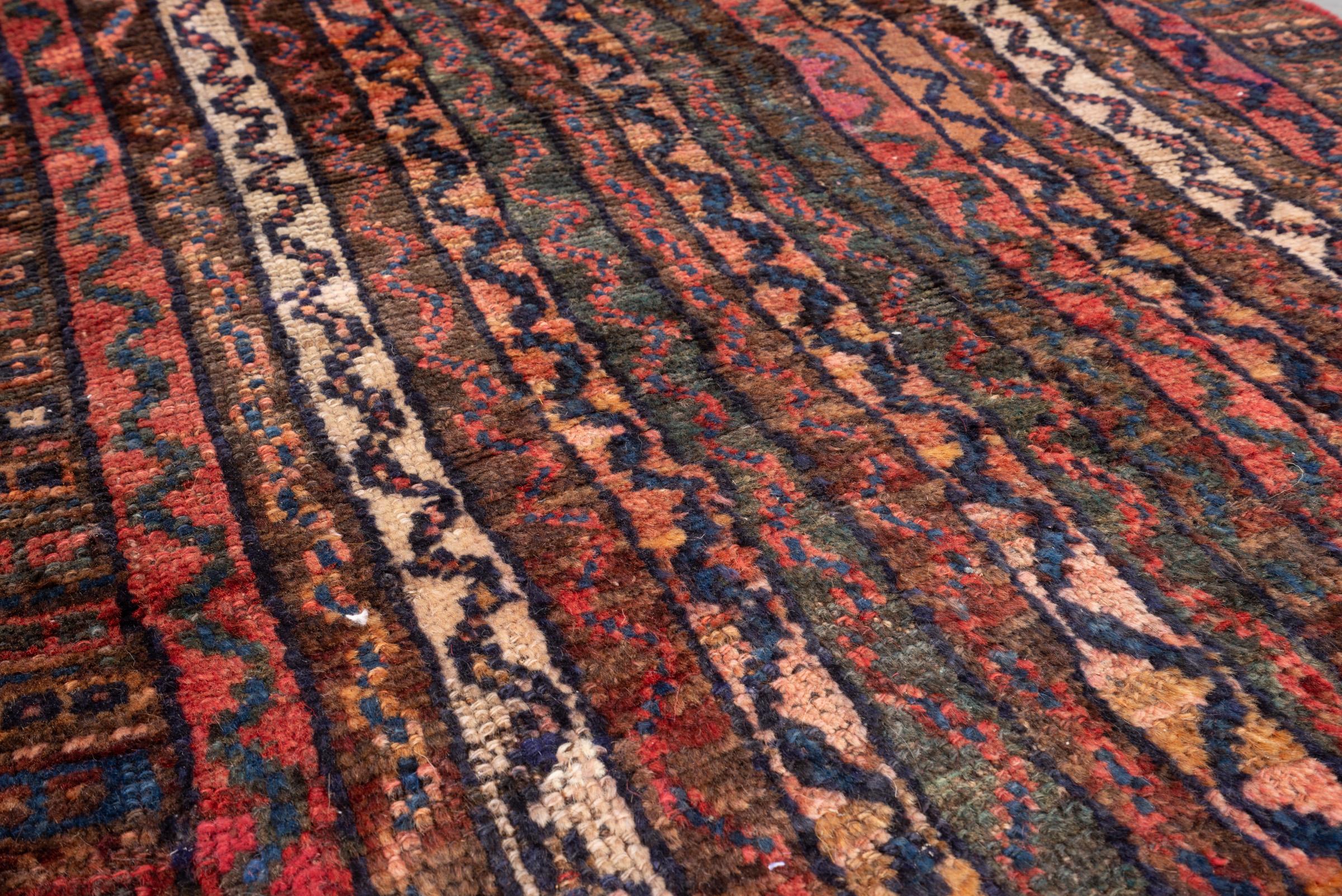 Antique Qashqai Muhrammat Persian Poshti Rug