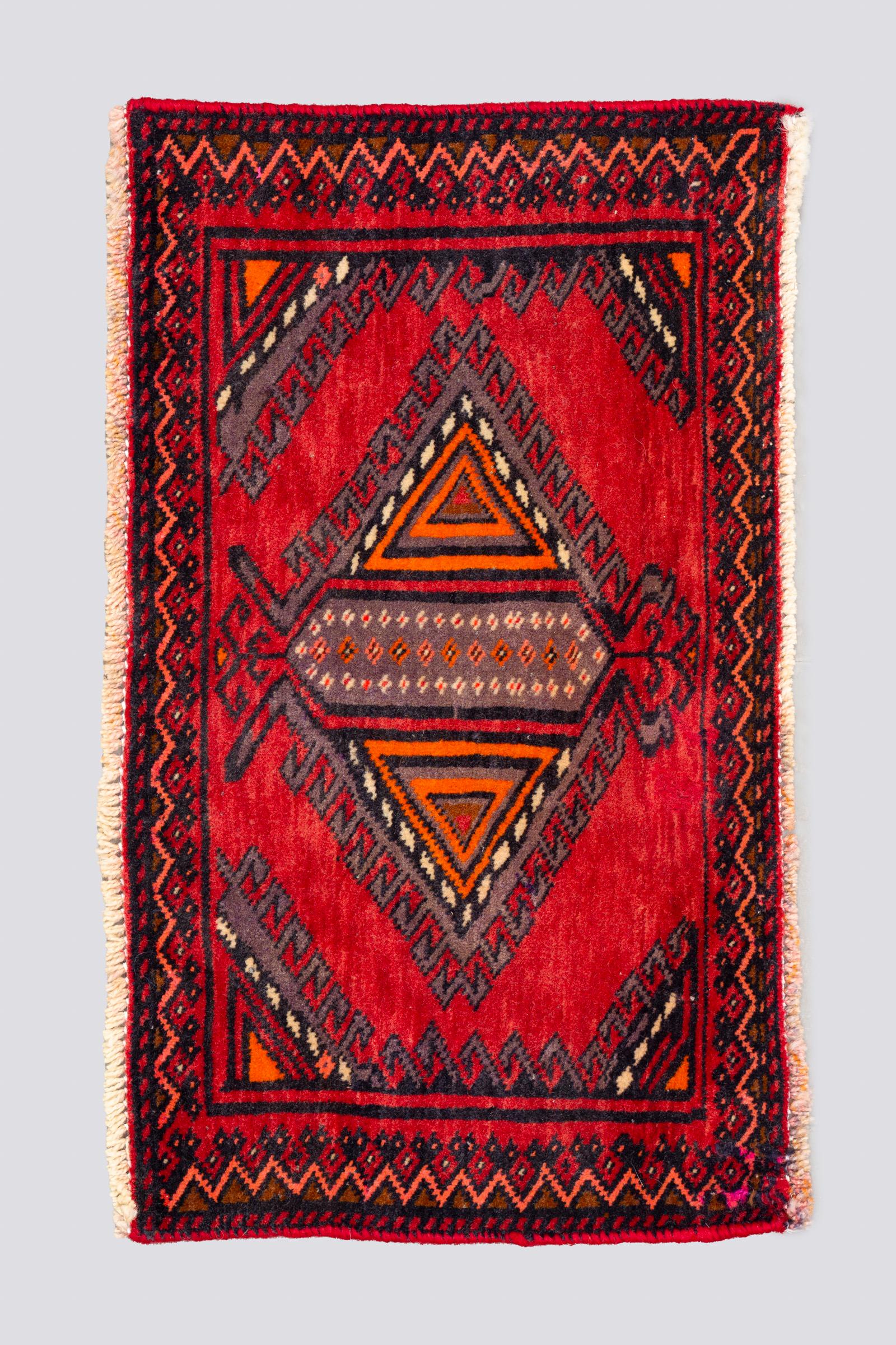 Vintage Baluch Toranj Carpet Poshti 0.2SQM