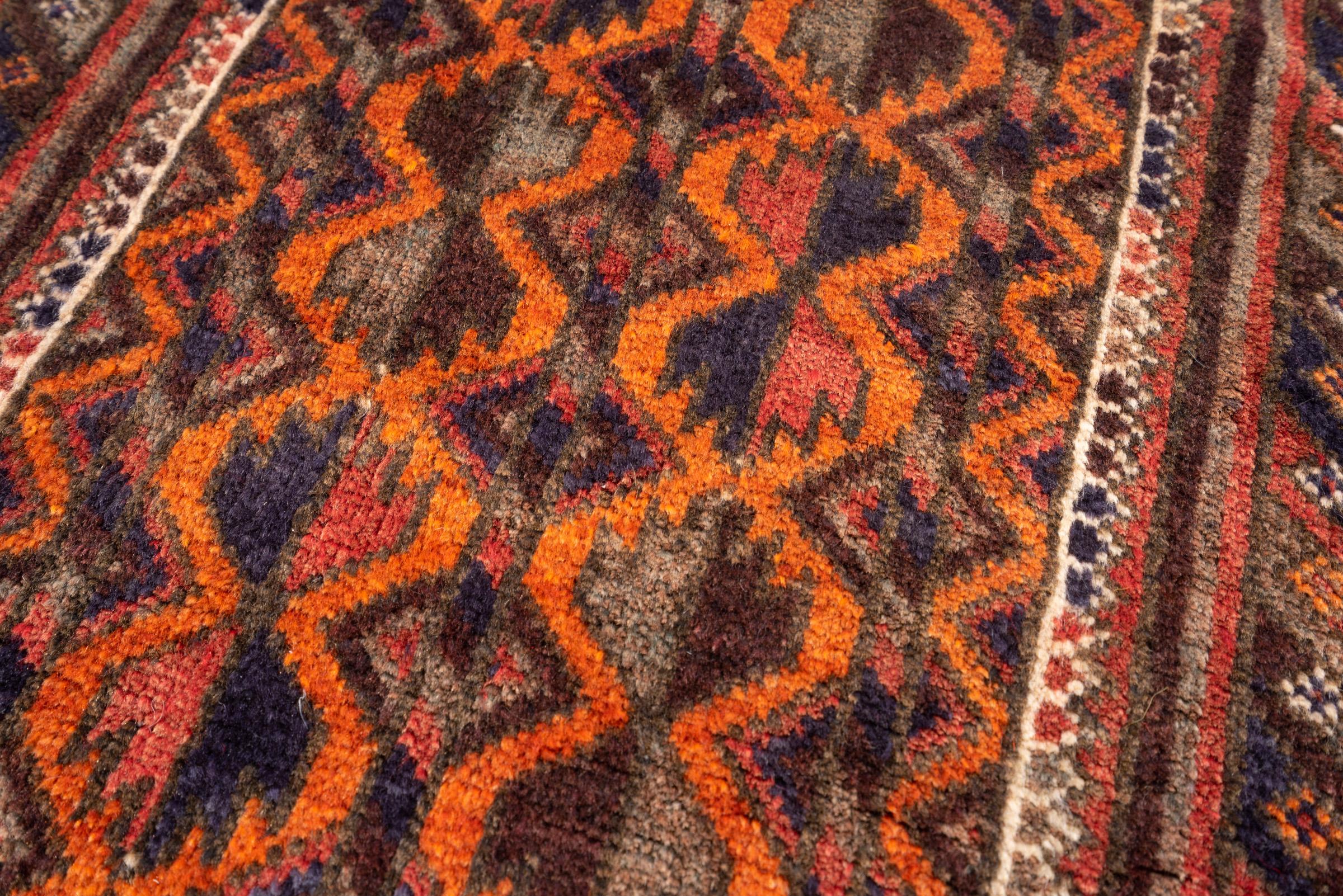 Antique Baluch Autumn Persian Poshti Rug