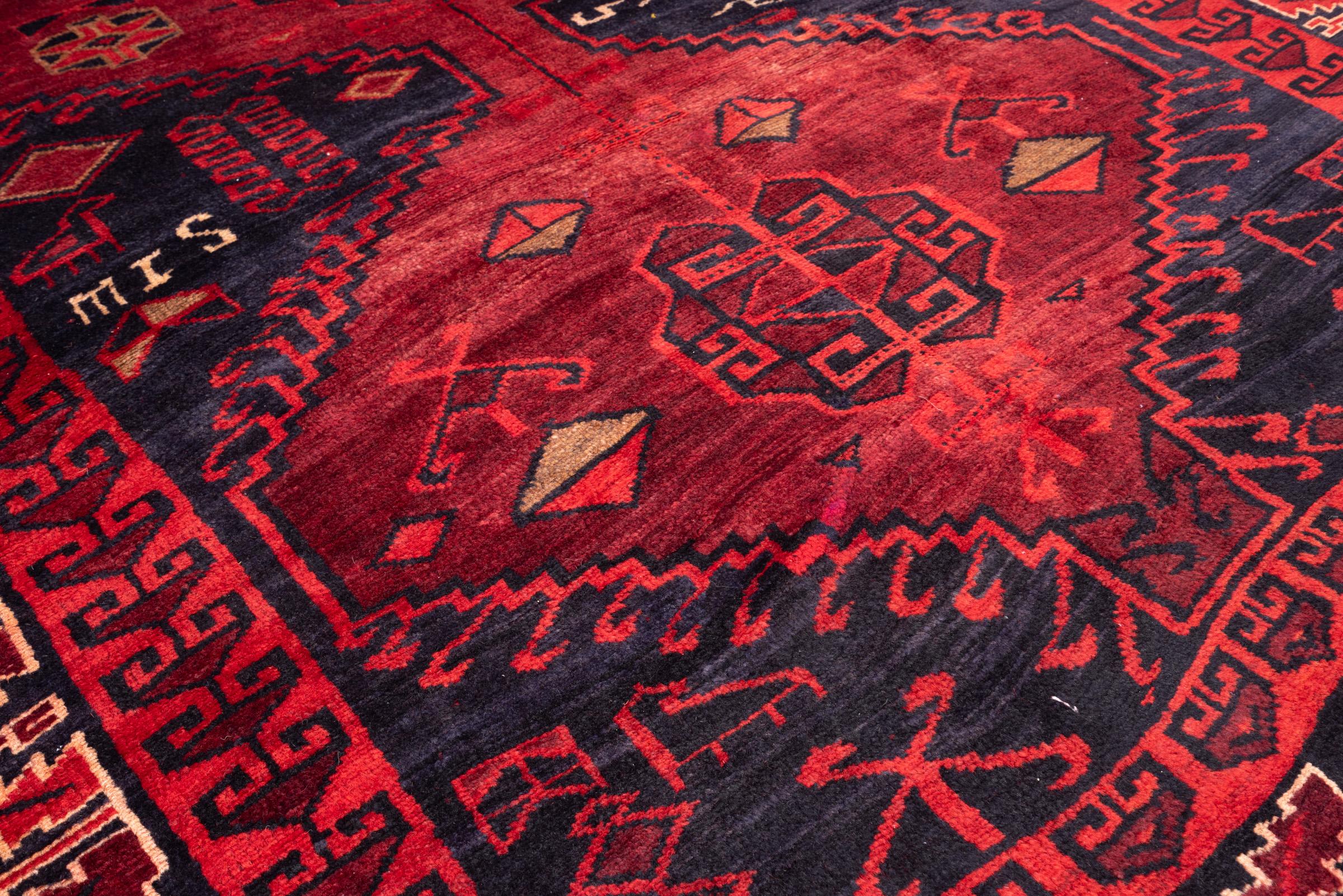 Vintage Lori Double Toranj Village Persian Rug