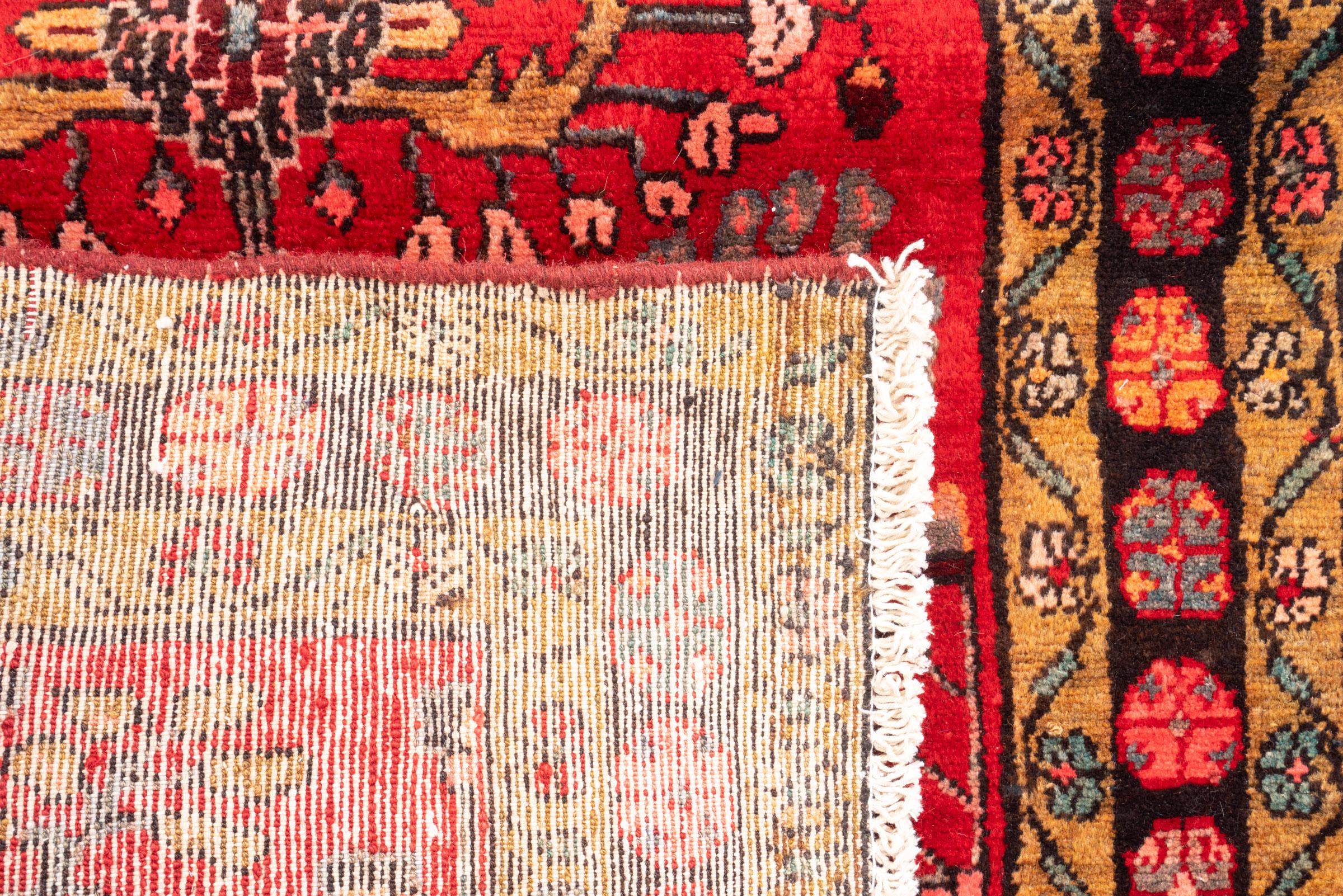 Vintage Lillian Armenian Afshan Persian Rug