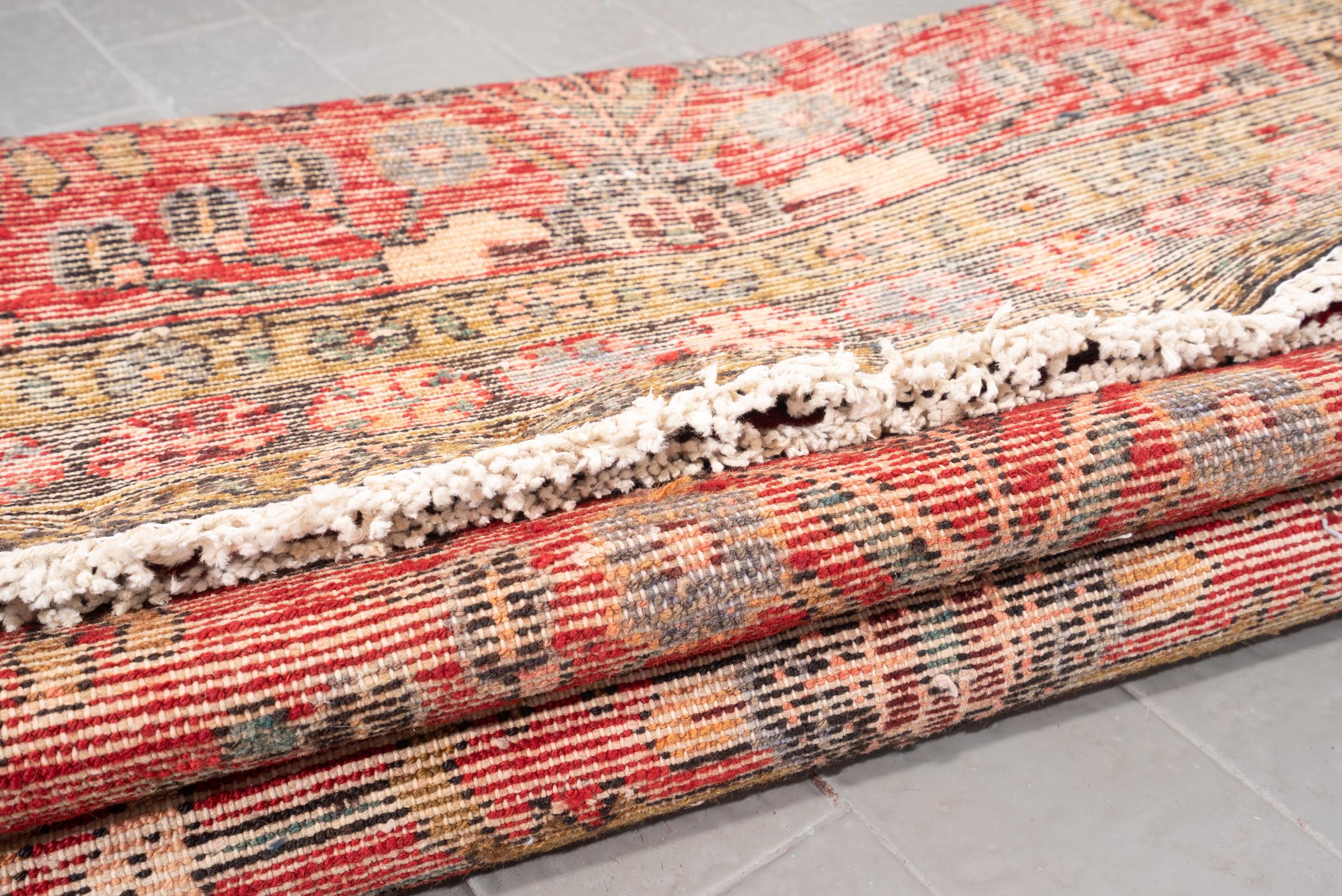 Vintage Lillian Armenian Afshan Persian Rug