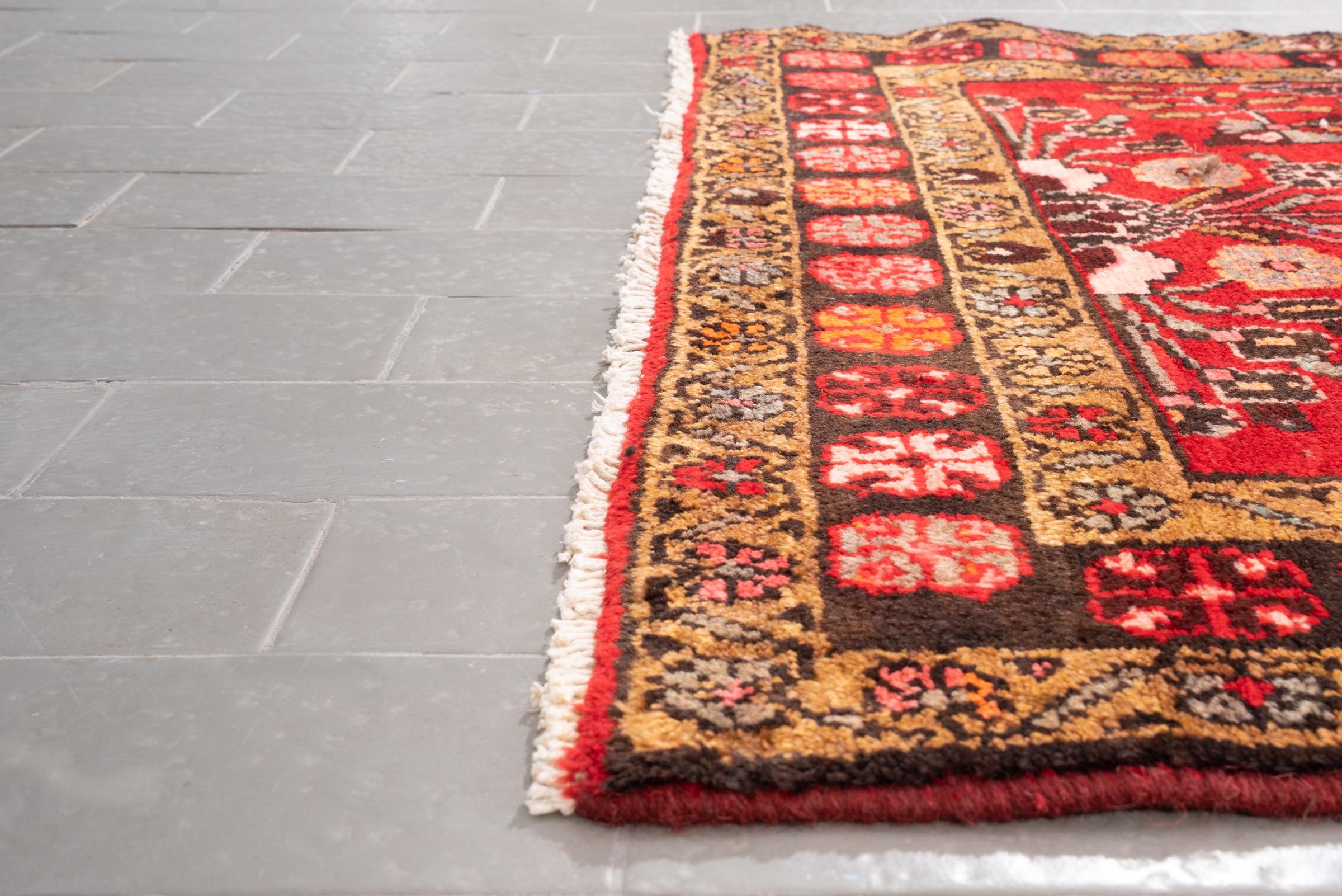 Vintage Lillian Armenian Afshan Persian Rug