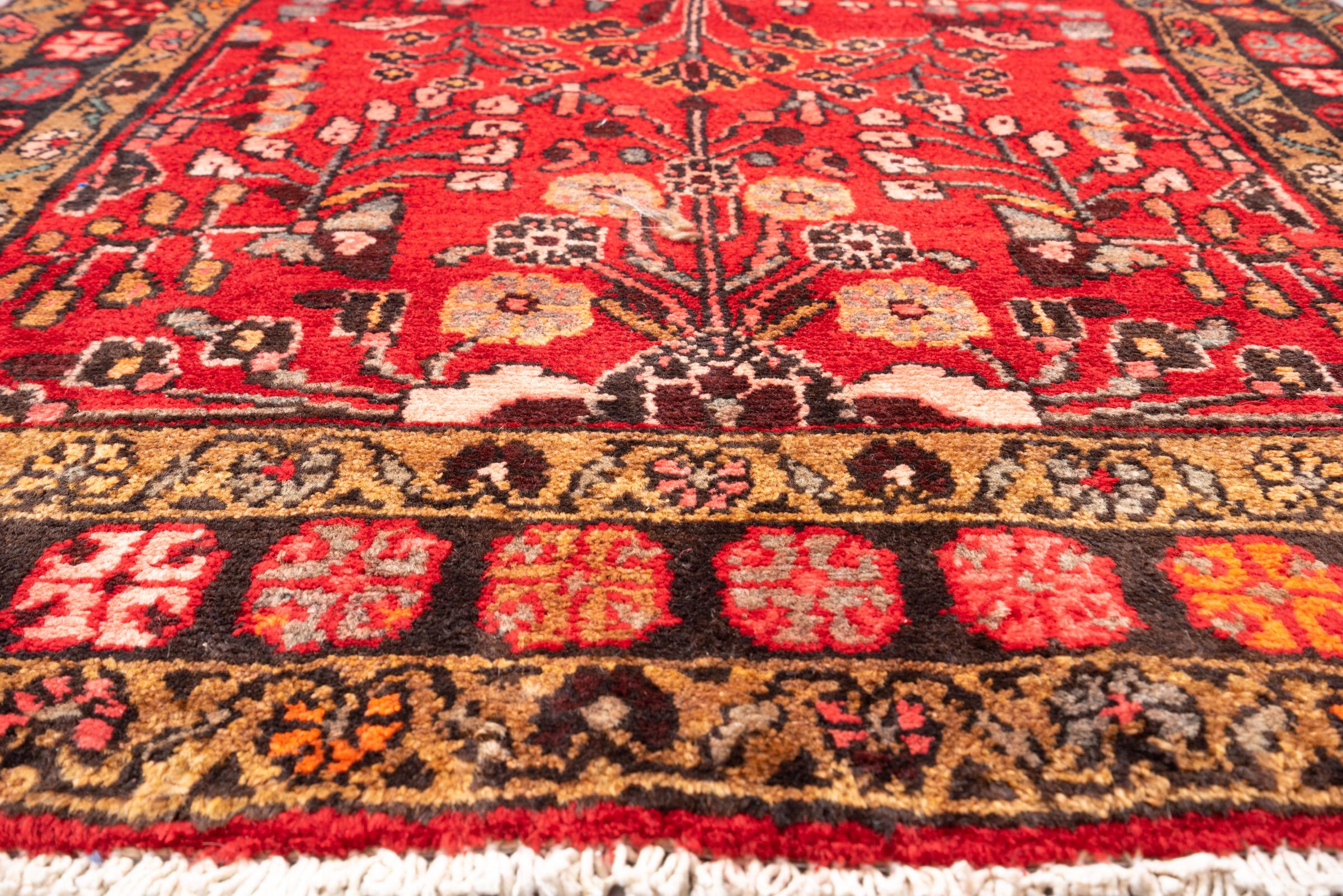 Vintage Lillian Armenian Afshan Persian Rug