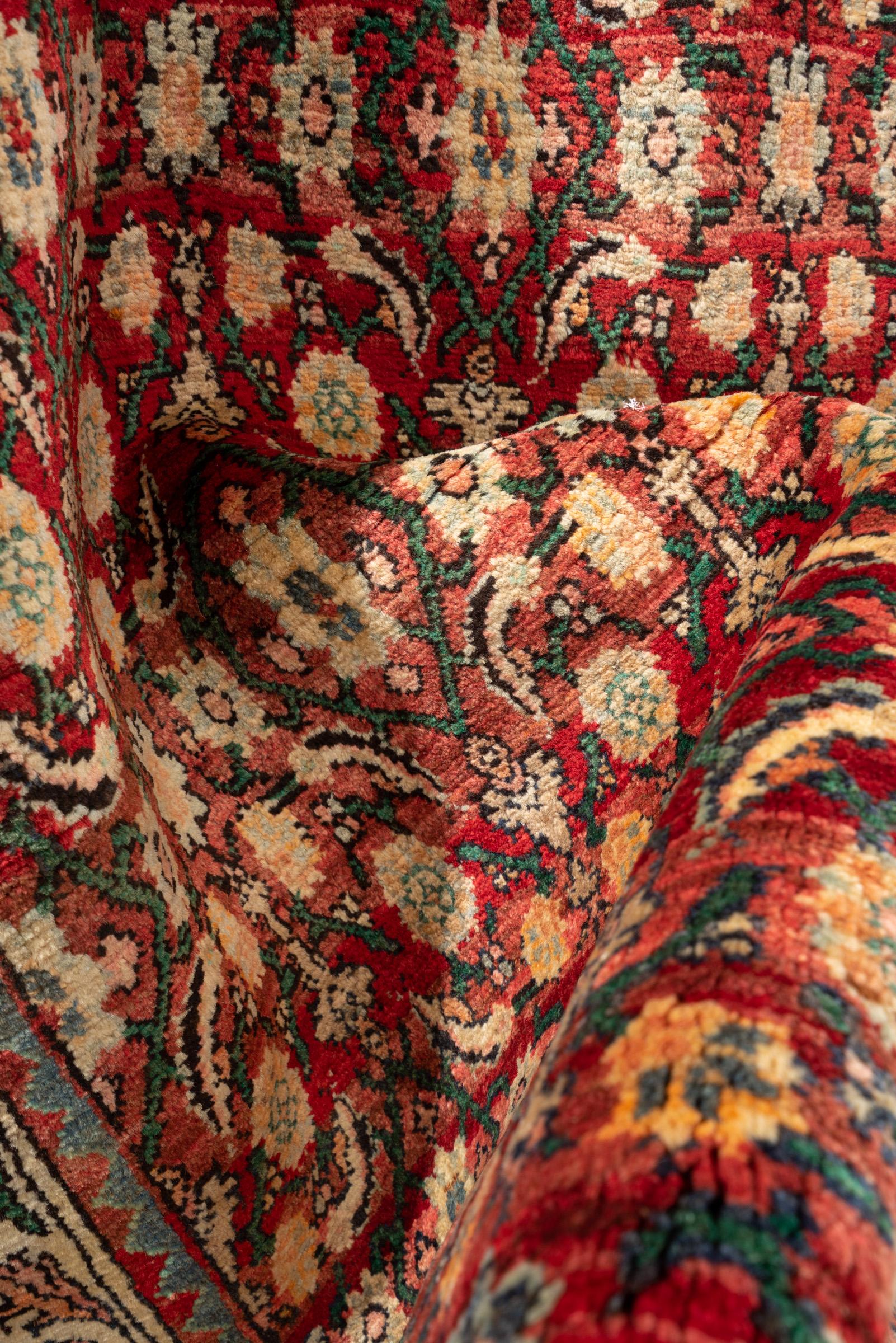 Vintage Bijar Mahi Persian Rug