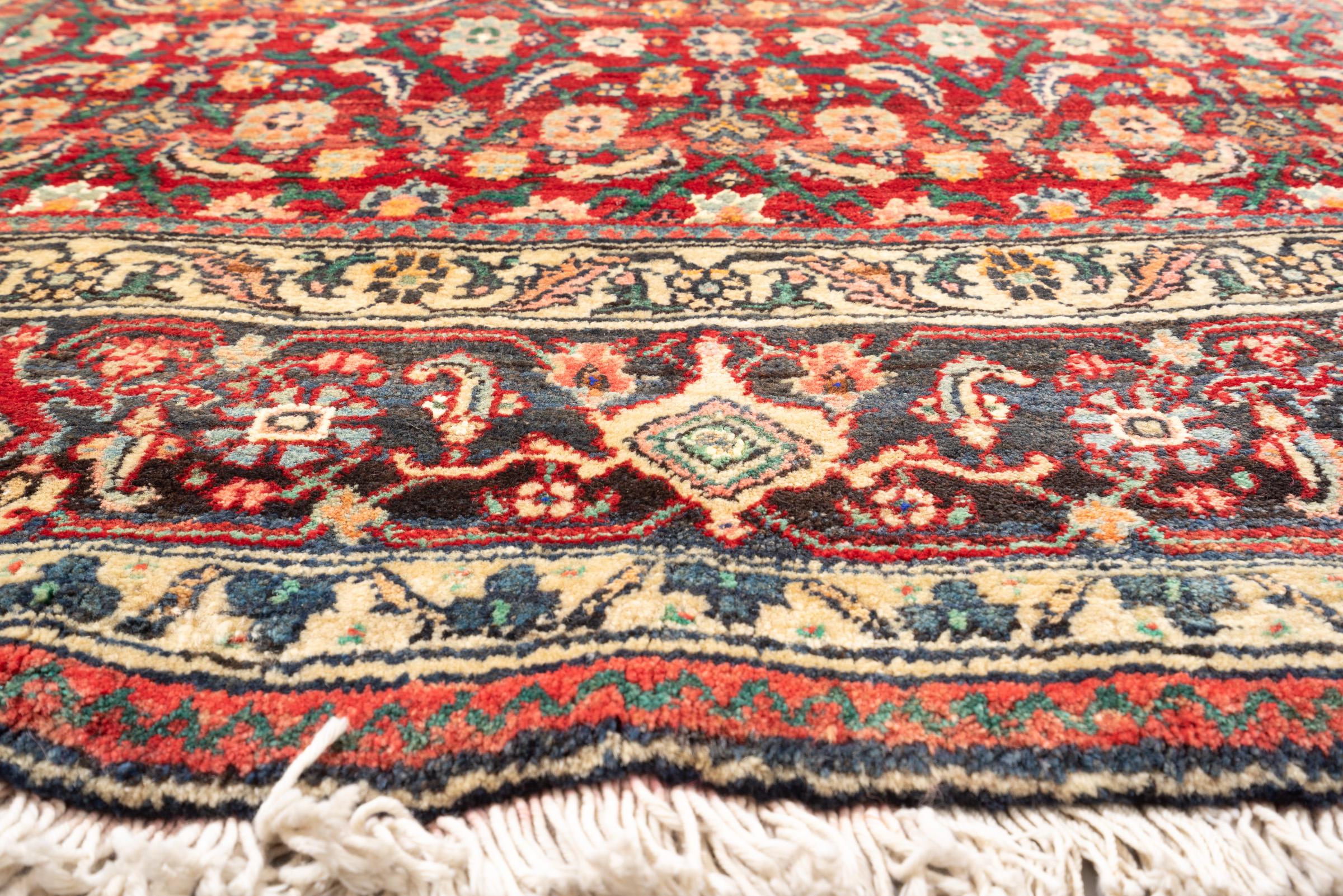 Vintage Bijar Mahi Persian Rug