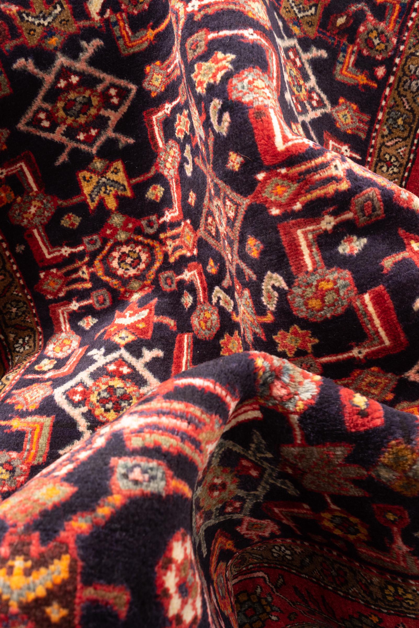 Vintage Zanjan Qoltoq Persian Rug