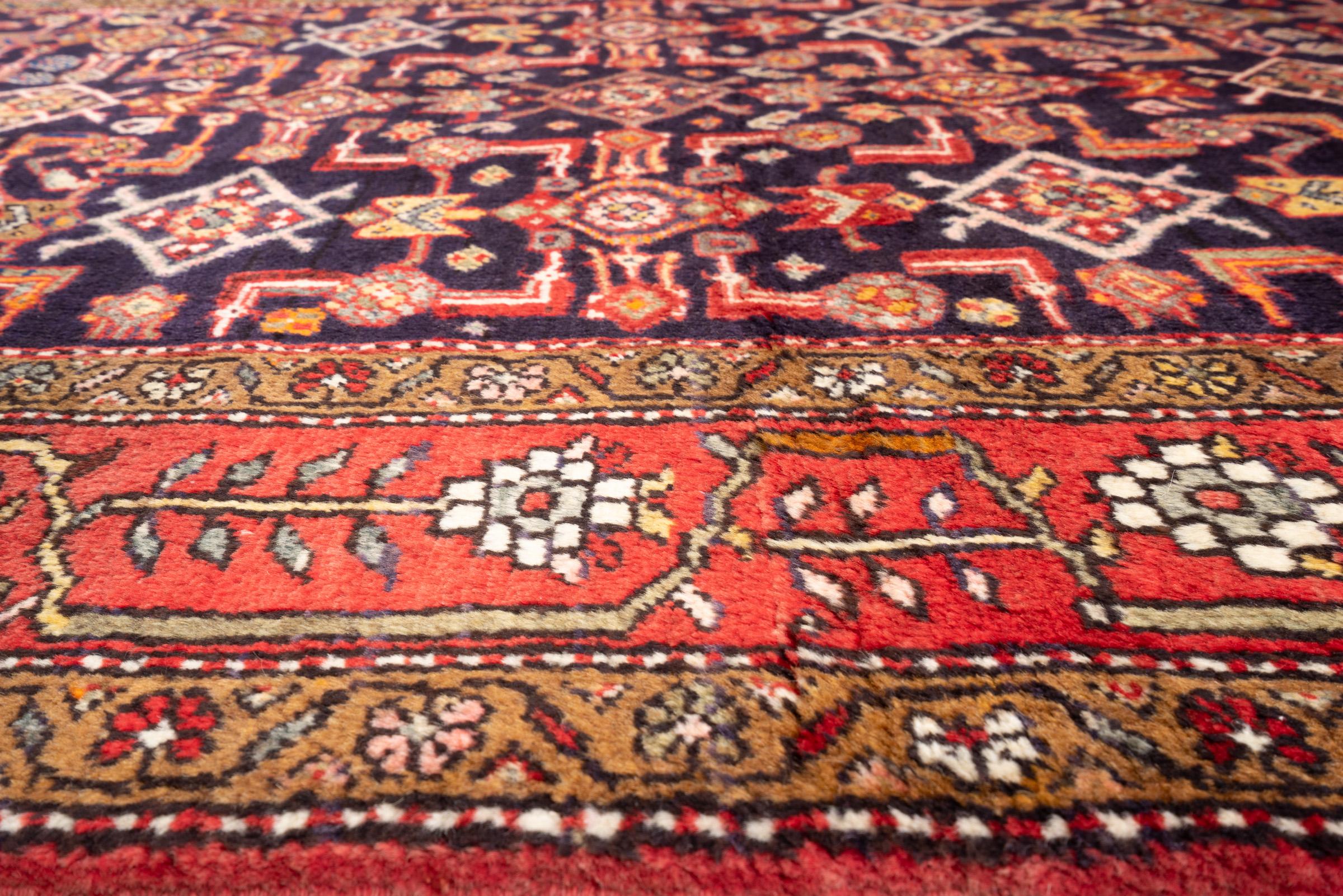 Vintage Zanjan Qoltoq Persian Rug