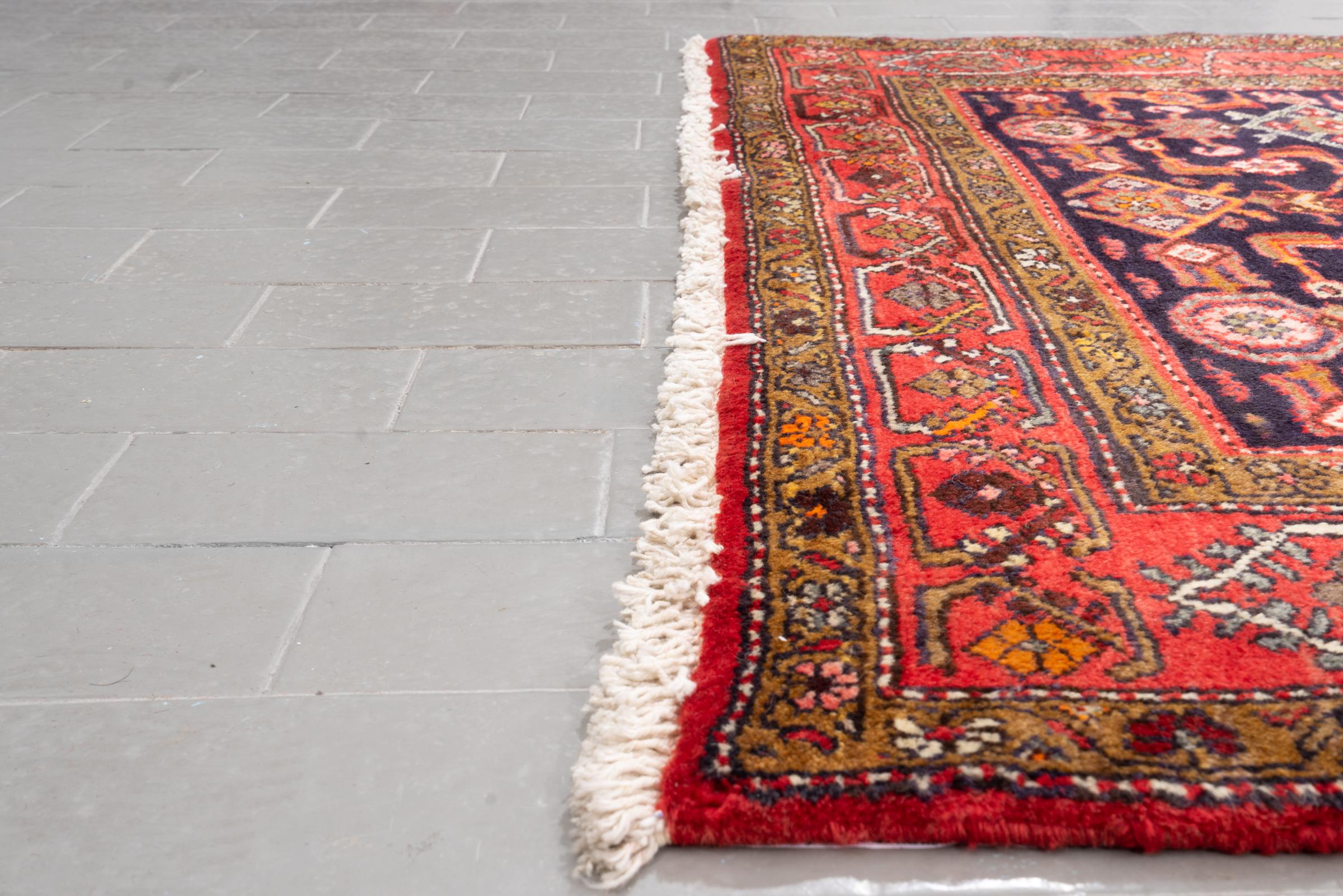 Vintage Zanjan Qoltoq Persian Rug